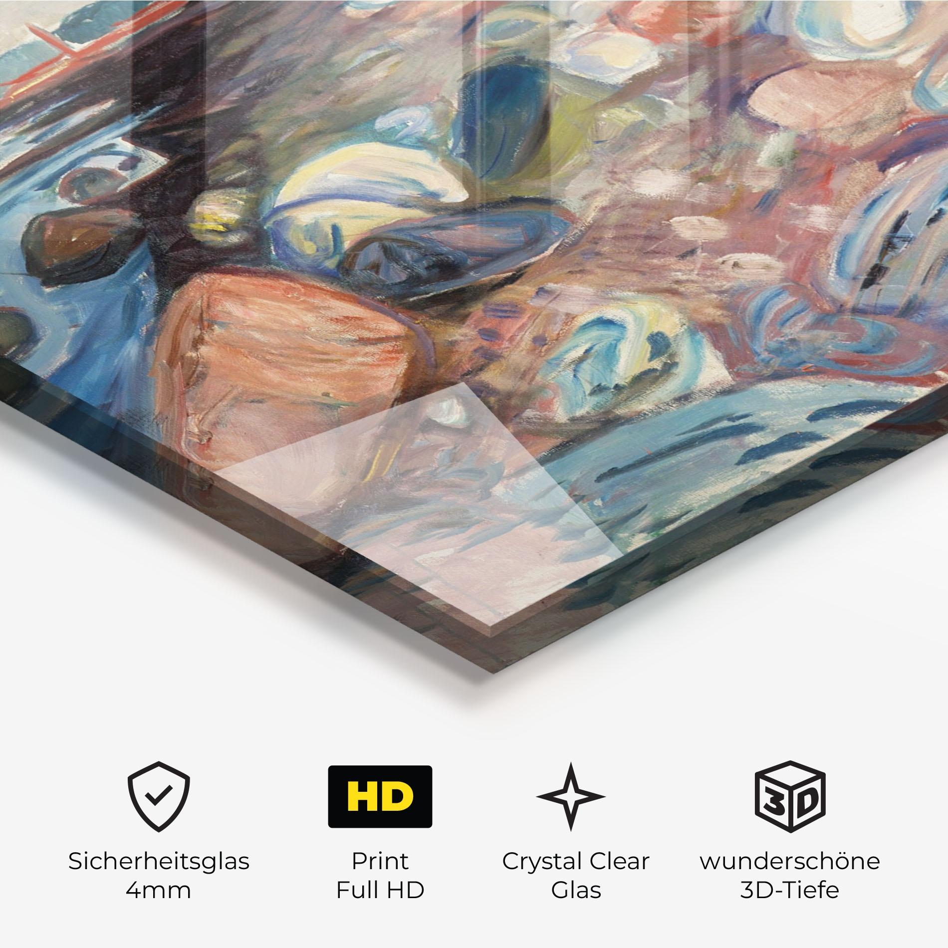 Glasbild Shore Red House mockup 3