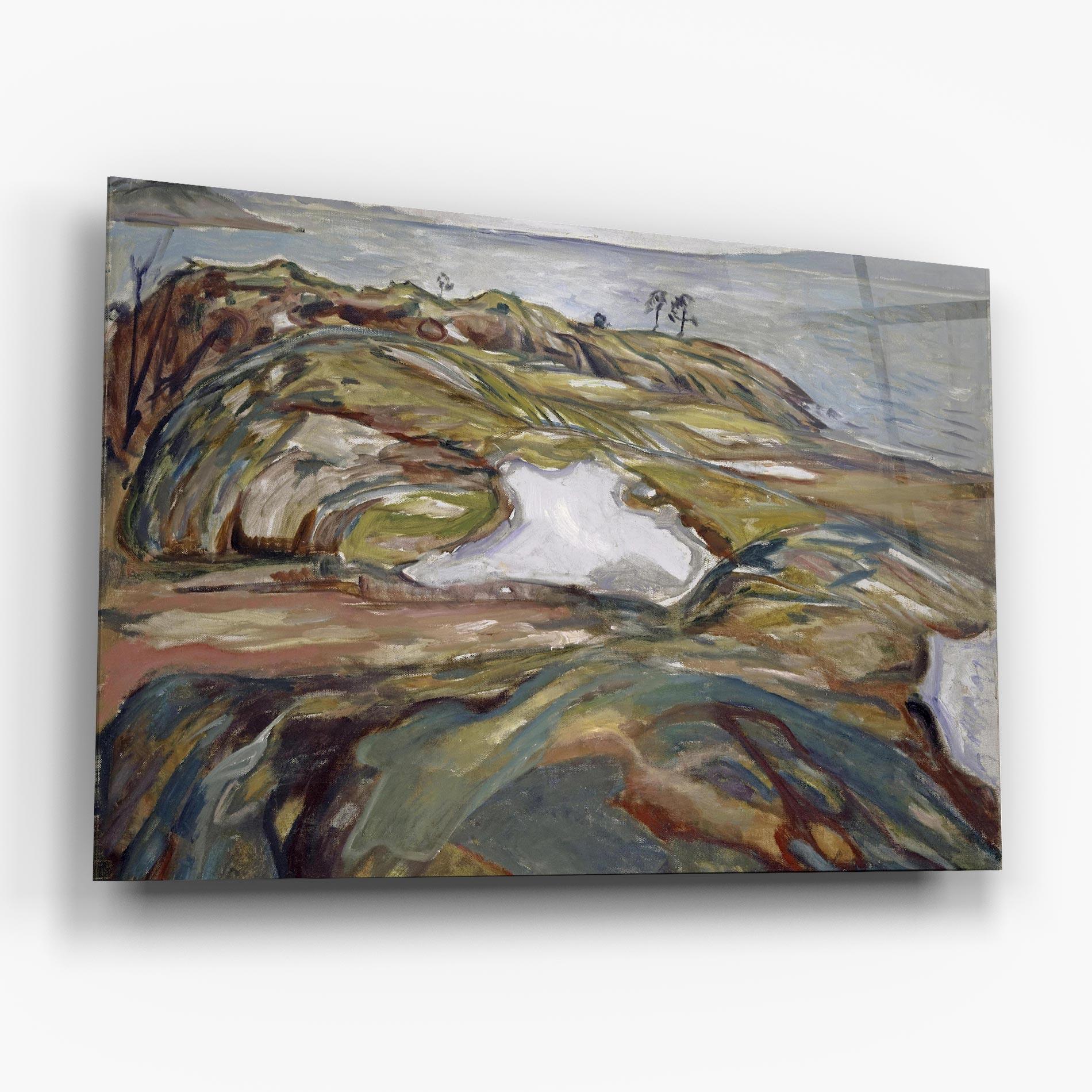 Glasbild Coastal Landscape mockup 6