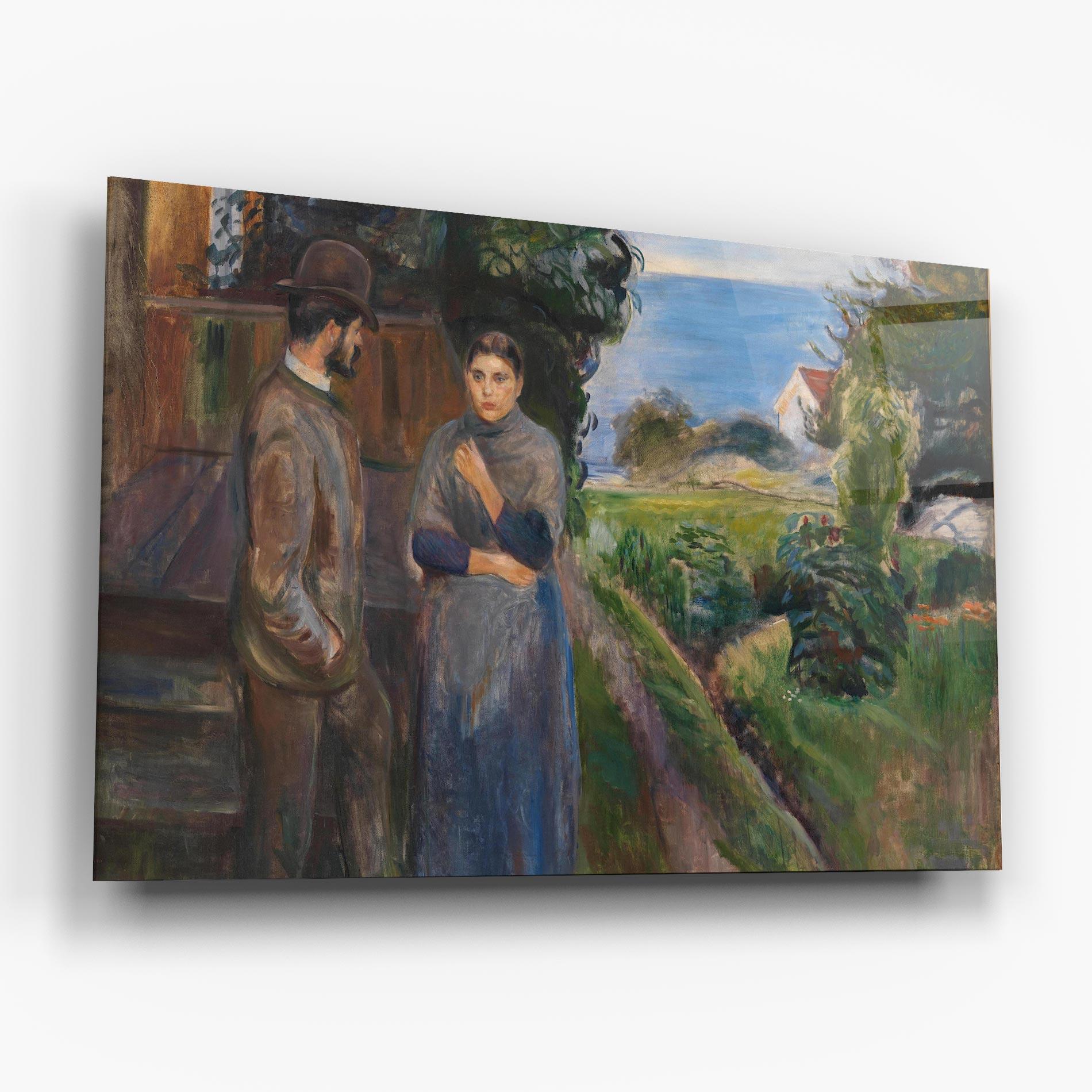 Glasbild Evening Passion mockup 6