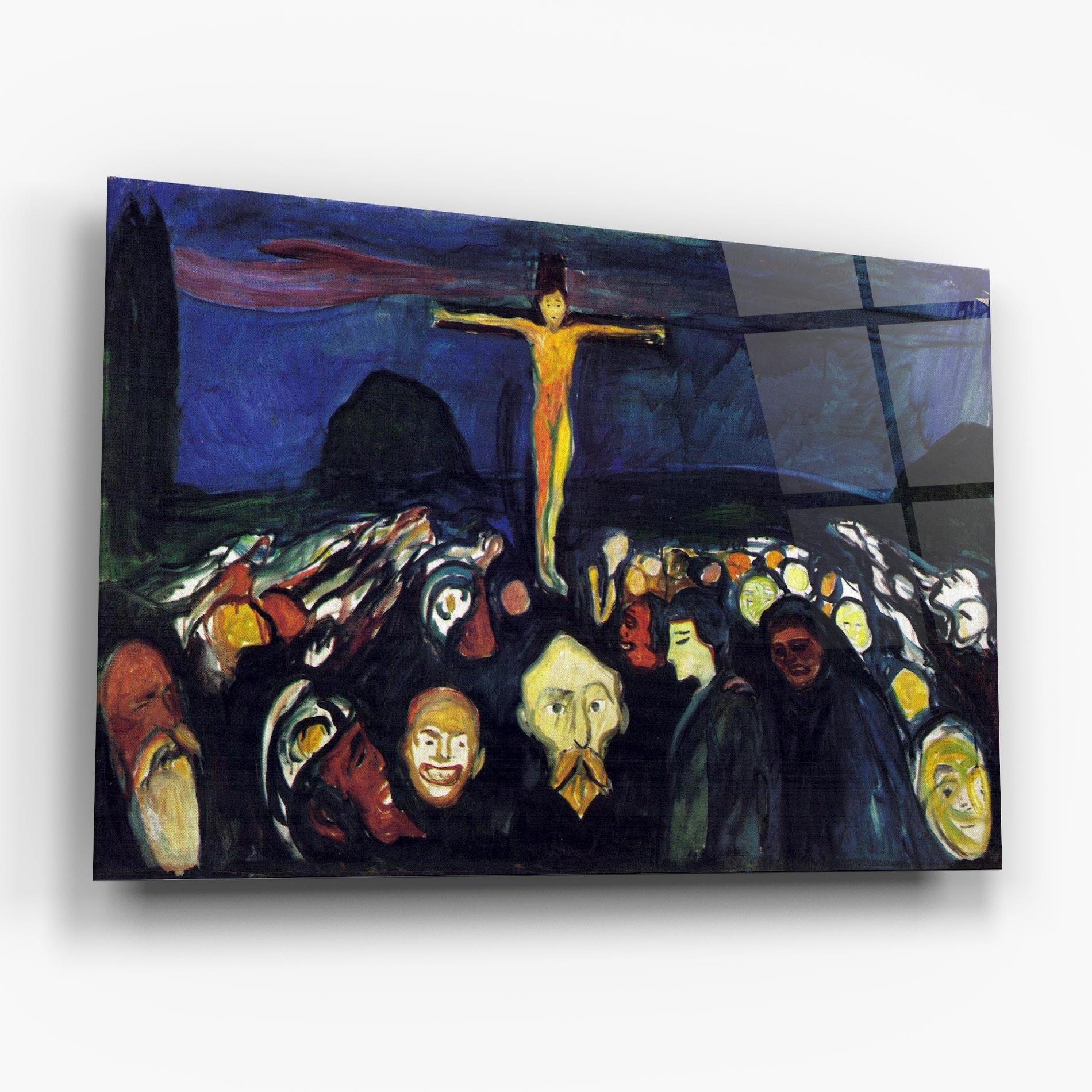 Glasbild Golgotha mockup 6