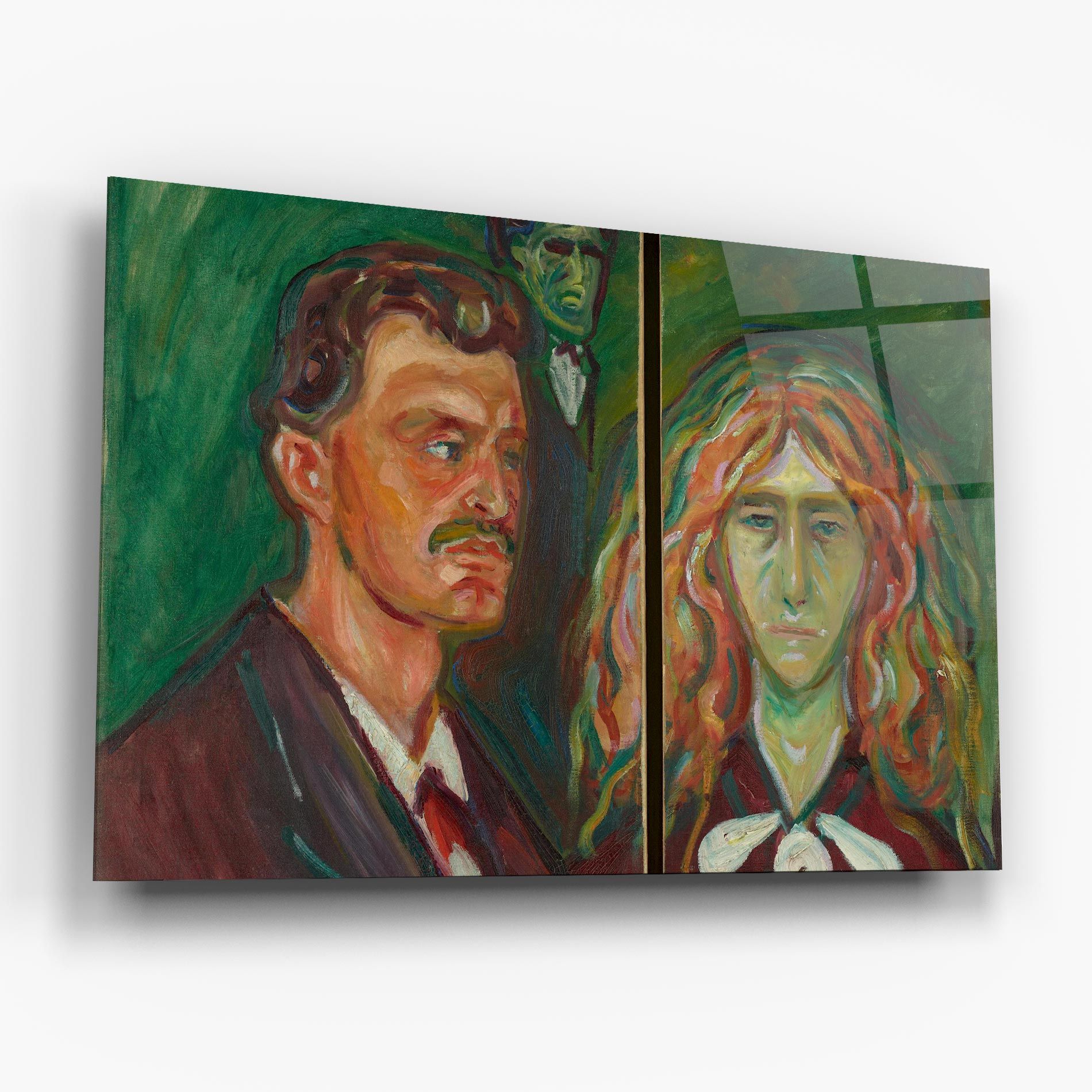 Green Self Portrait mockup 6