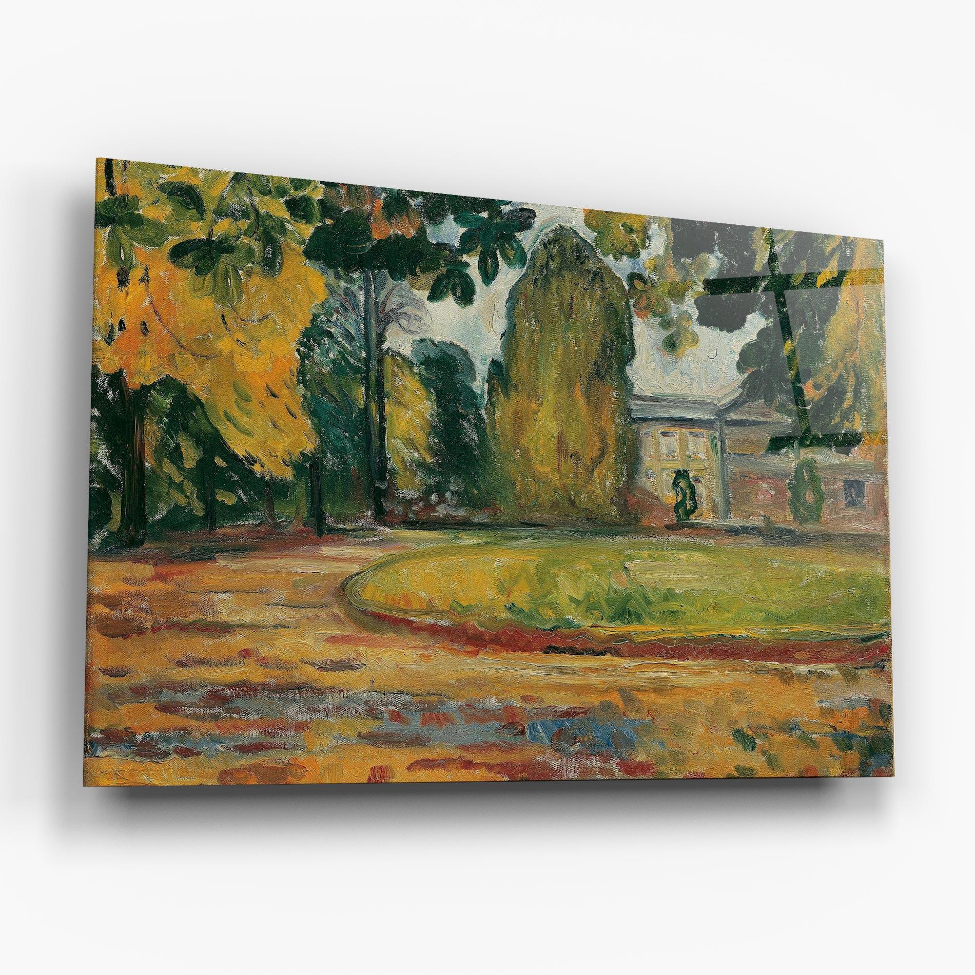 Glasbild Park In Kosen mockup 6