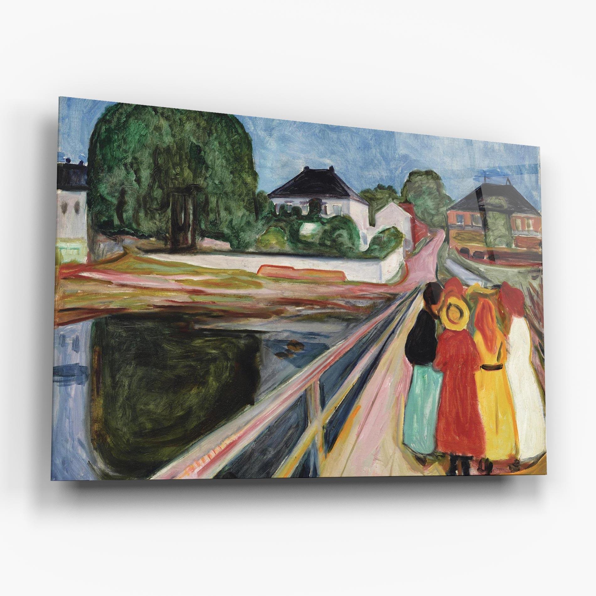 Glasbild Pikene Pa Broen mockup 6