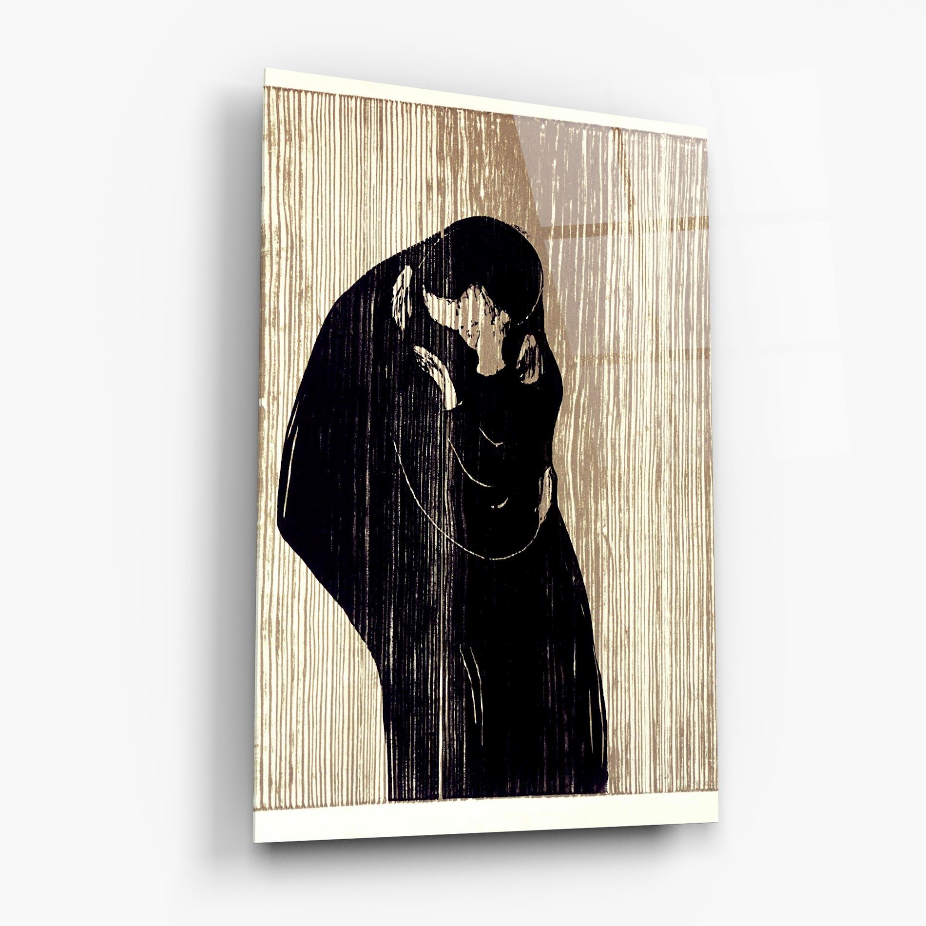 Glasbild Kiss mockup 6