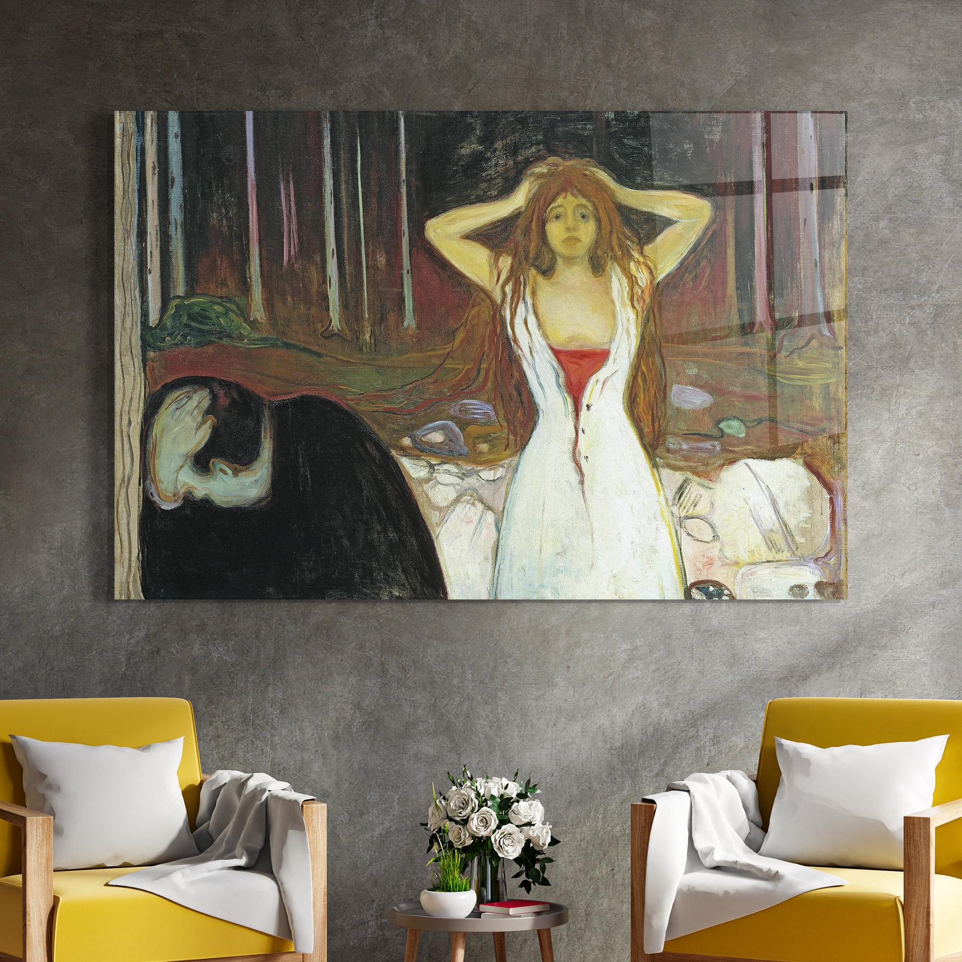 Glasbild Ashes mockup 4