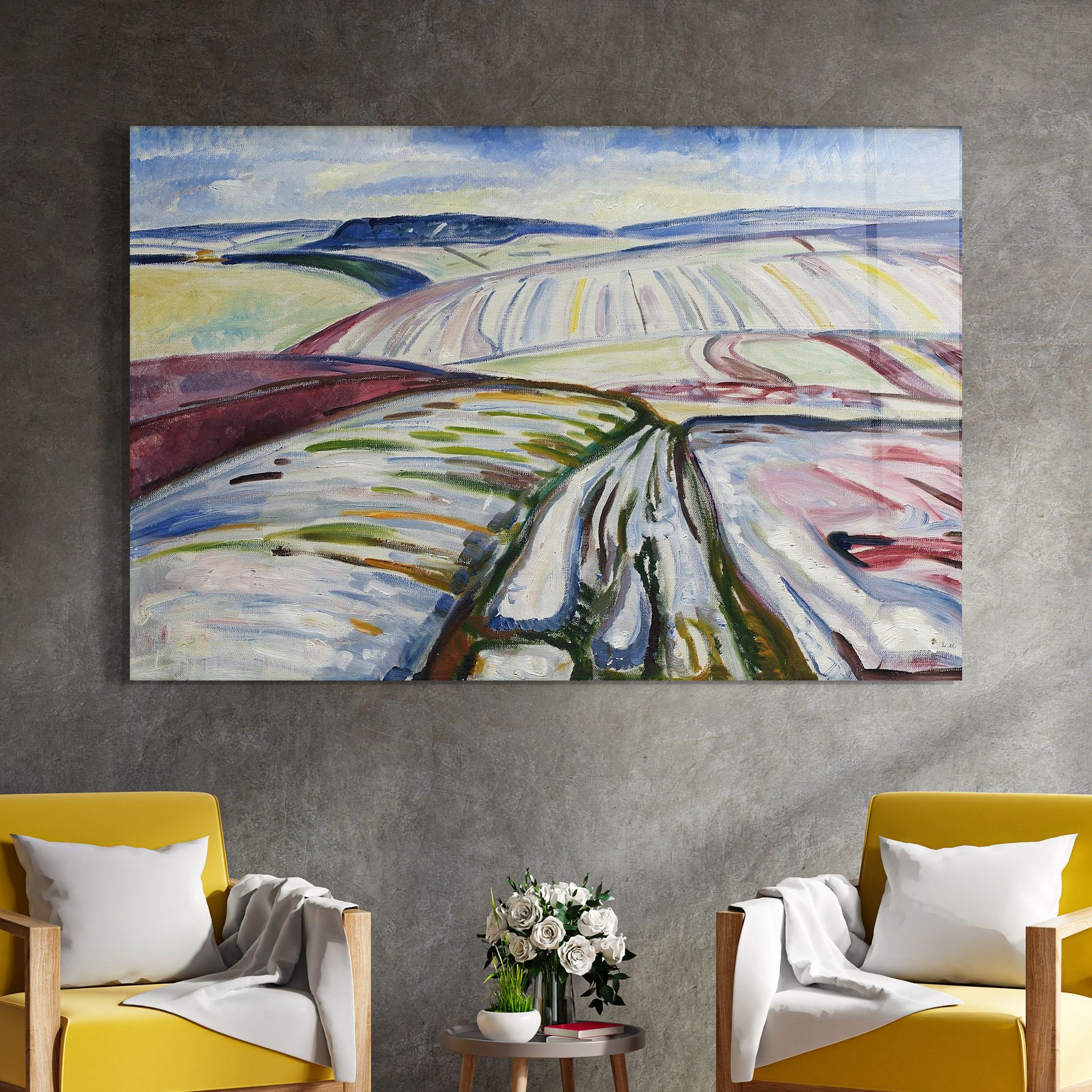 Field In Snow mockup 4