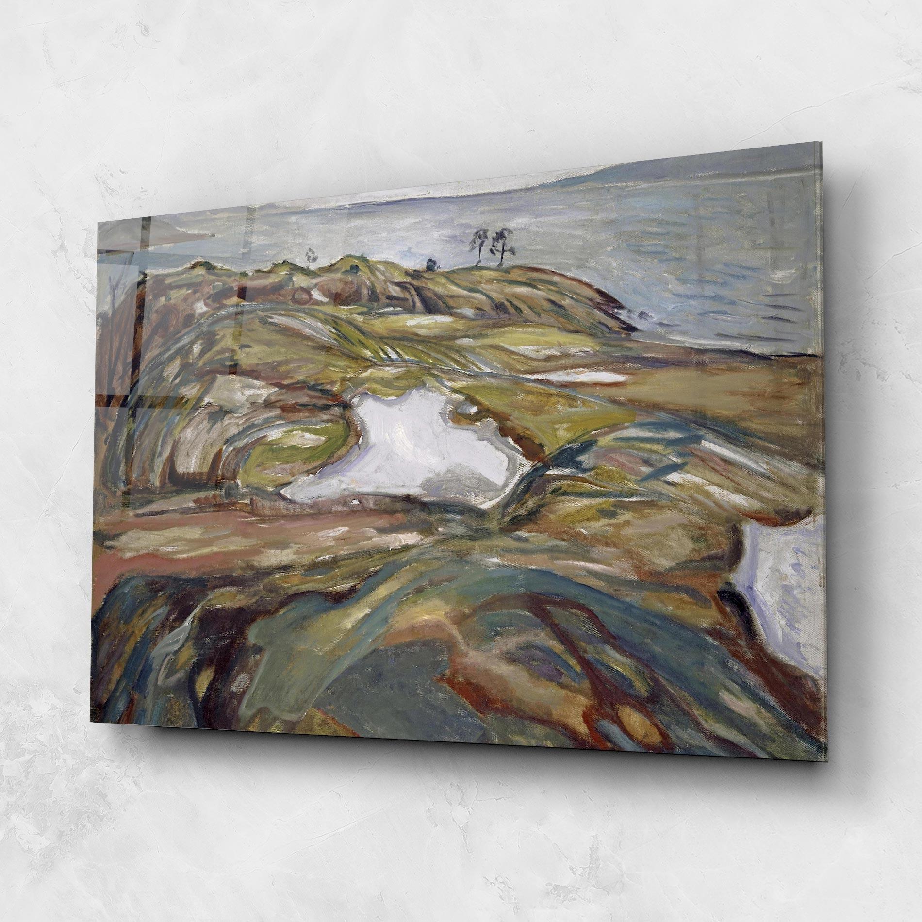 Glasbild Coastal Landscape mockup 1