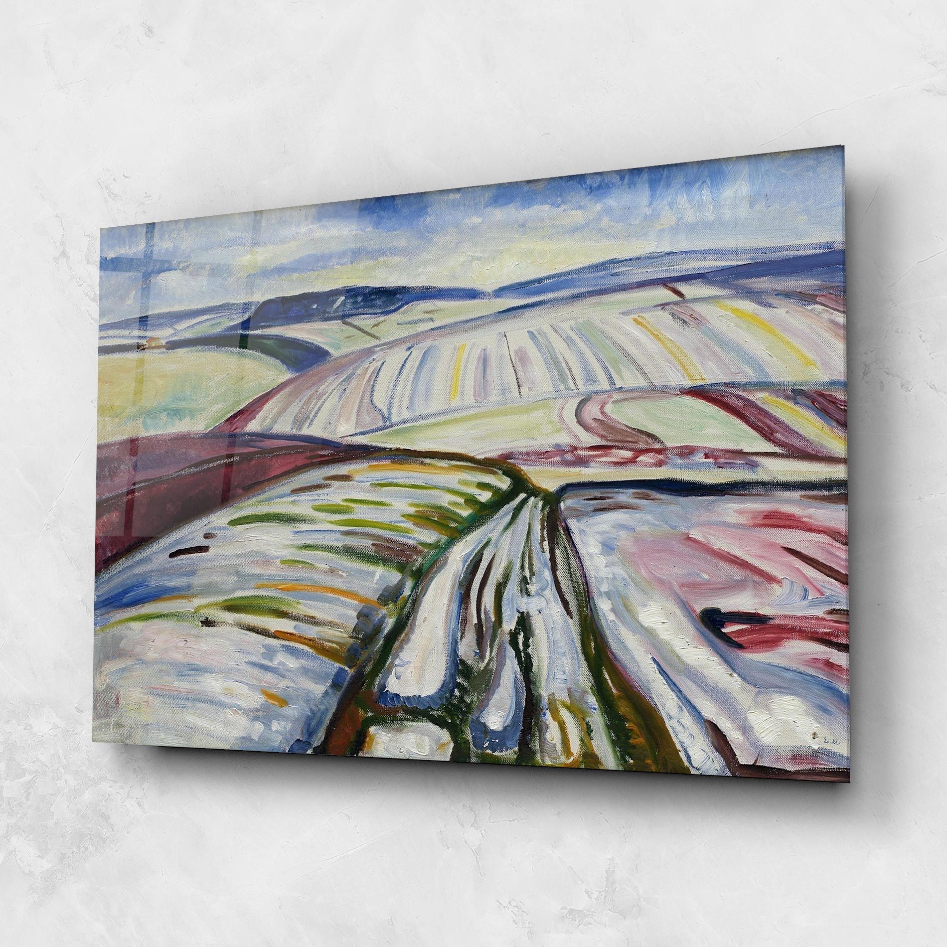 Field In Snow mockup 1