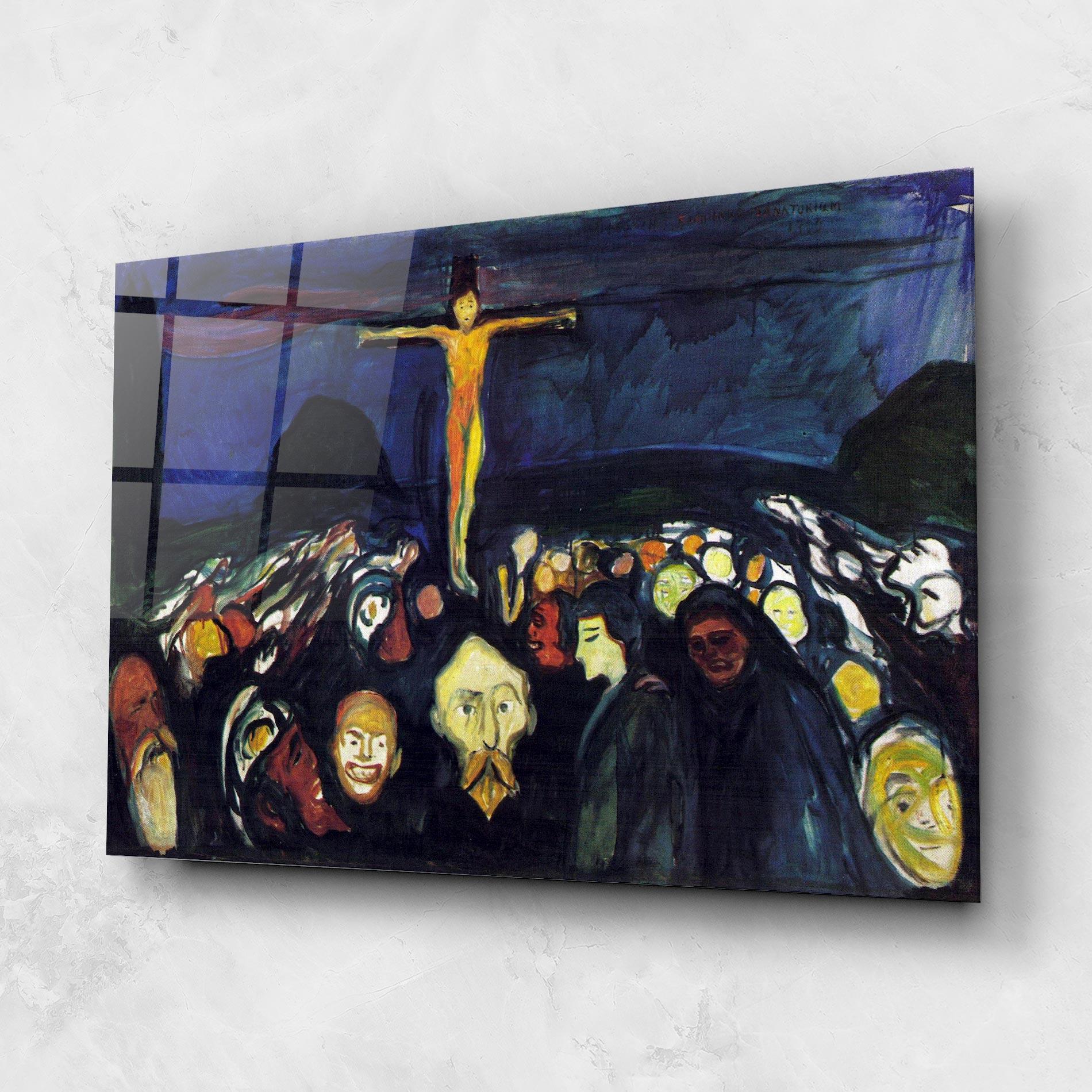 Glasbild Golgotha mockup 1