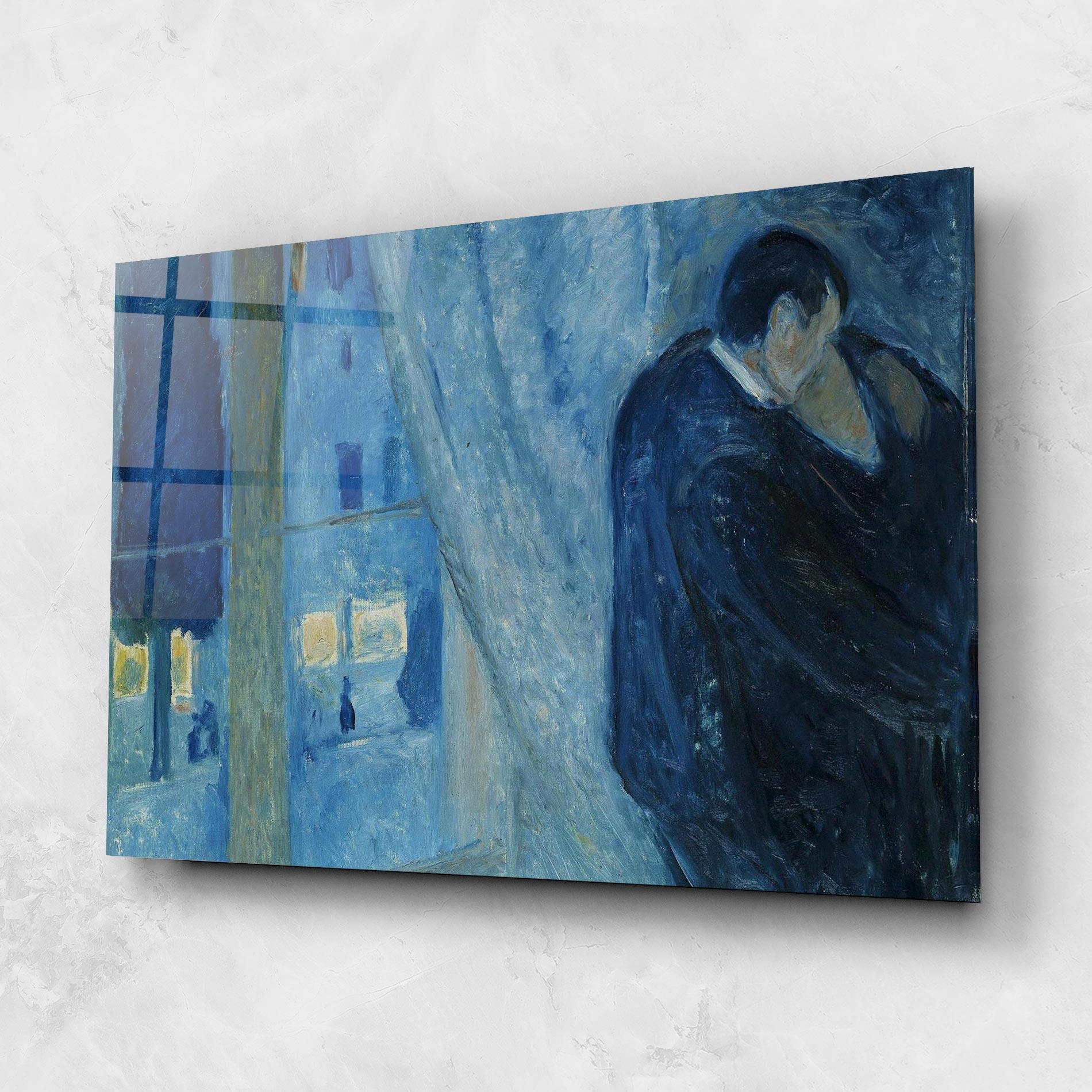 Glasbild Kiss By The Window mockup 1