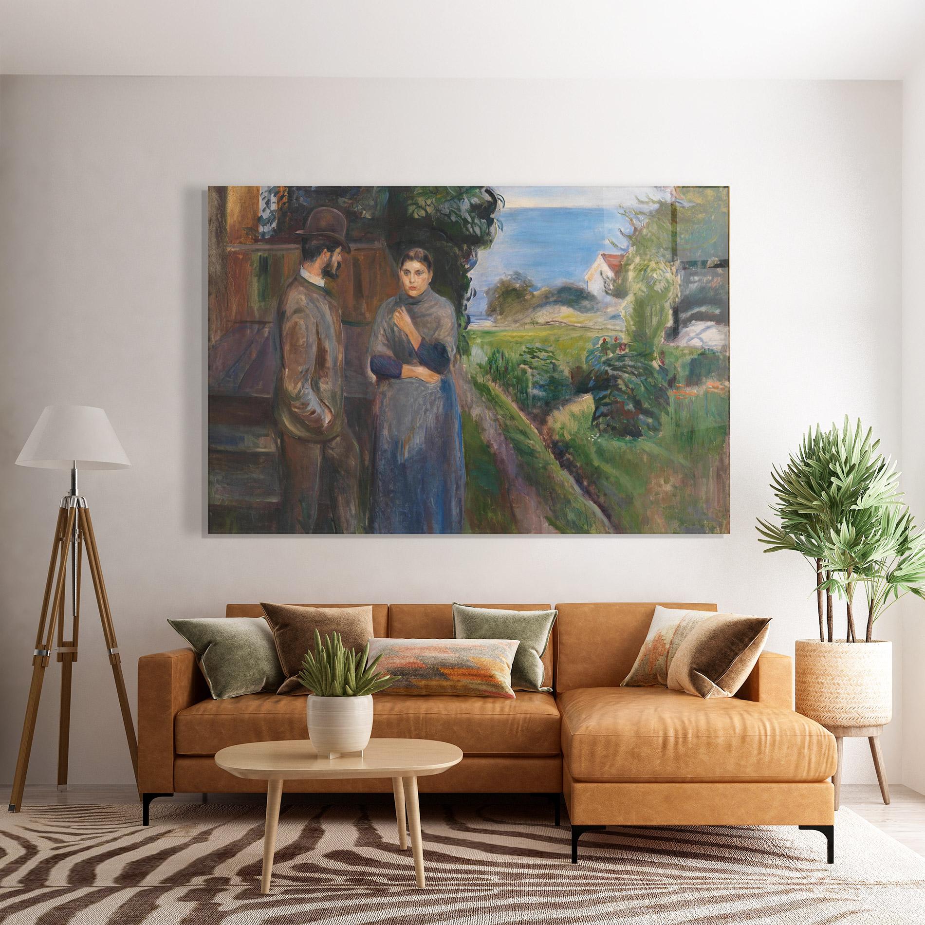 Glasbild Evening Passion mockup 7