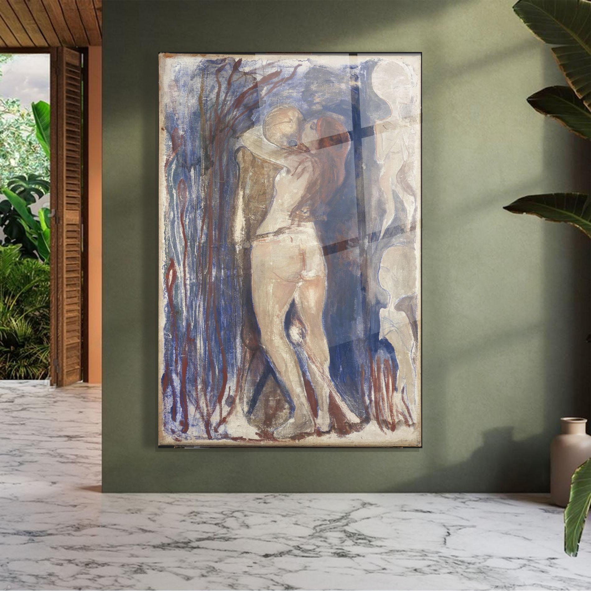 Glasbild Death And Life mockup 7