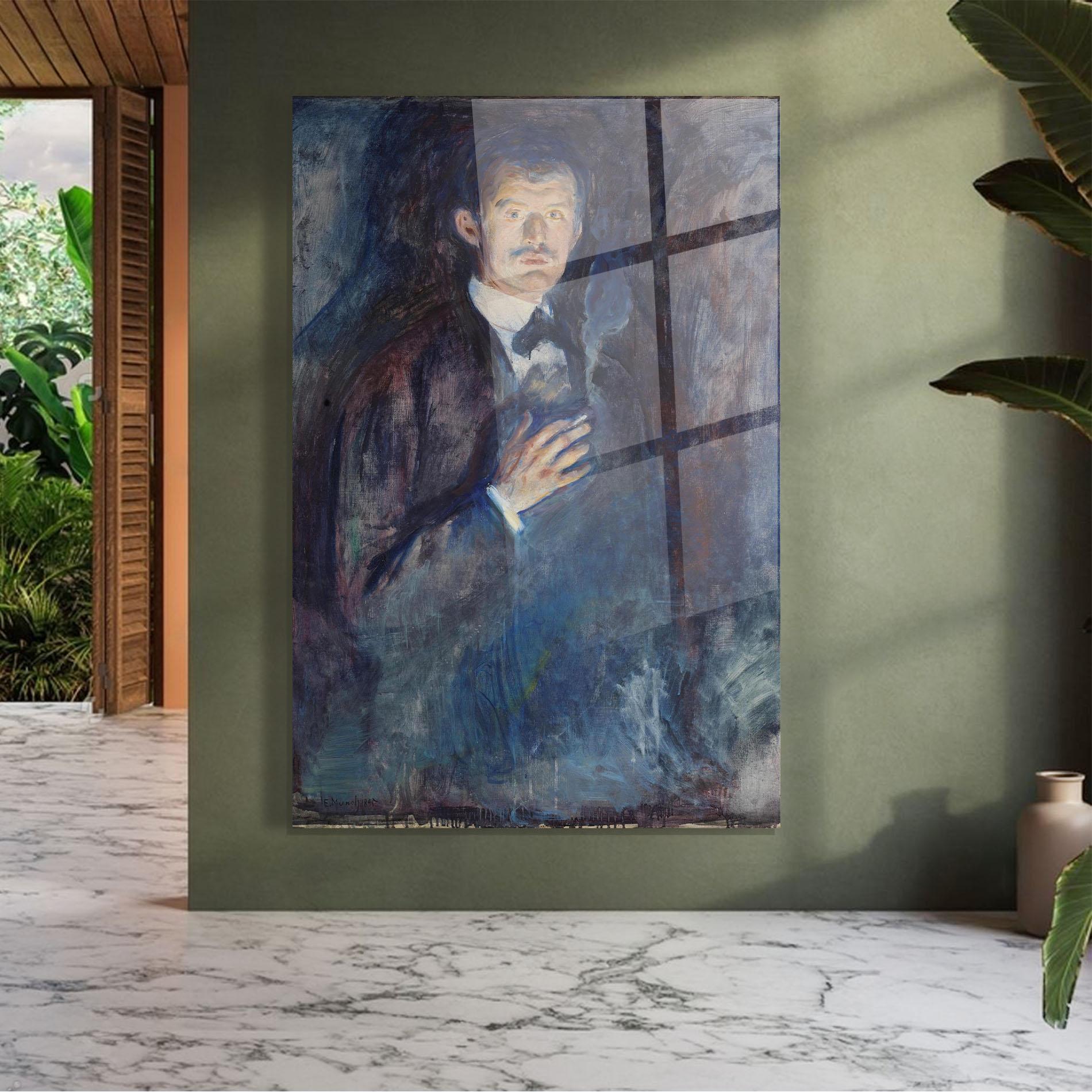 Glasbild Self Burning Cigarette mockup 7