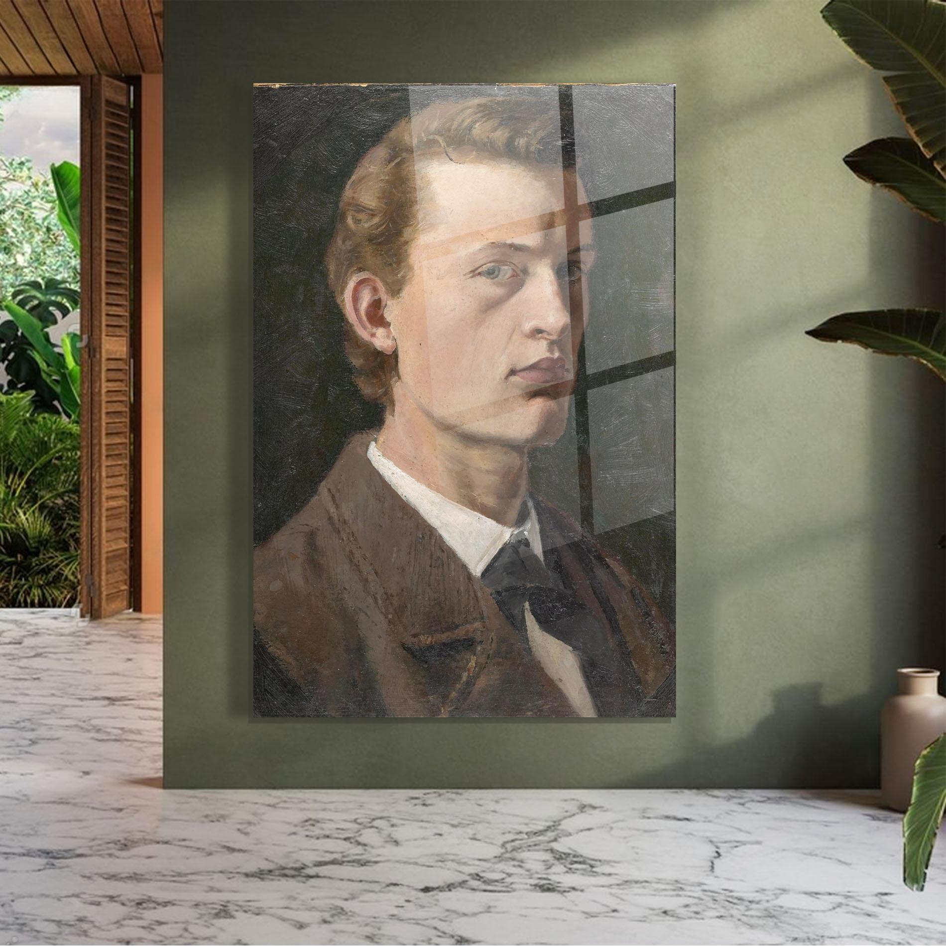 Glasbild Self Portrait mockup 7