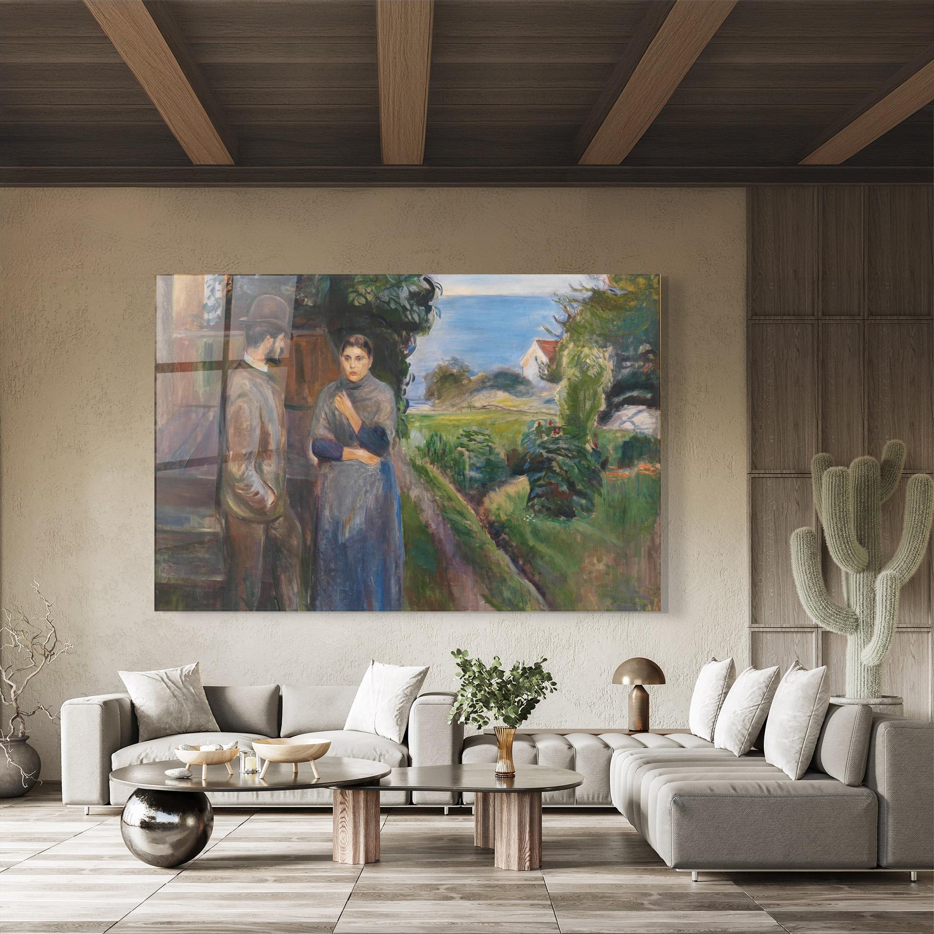 Glasbild Evening Passion mockup 8