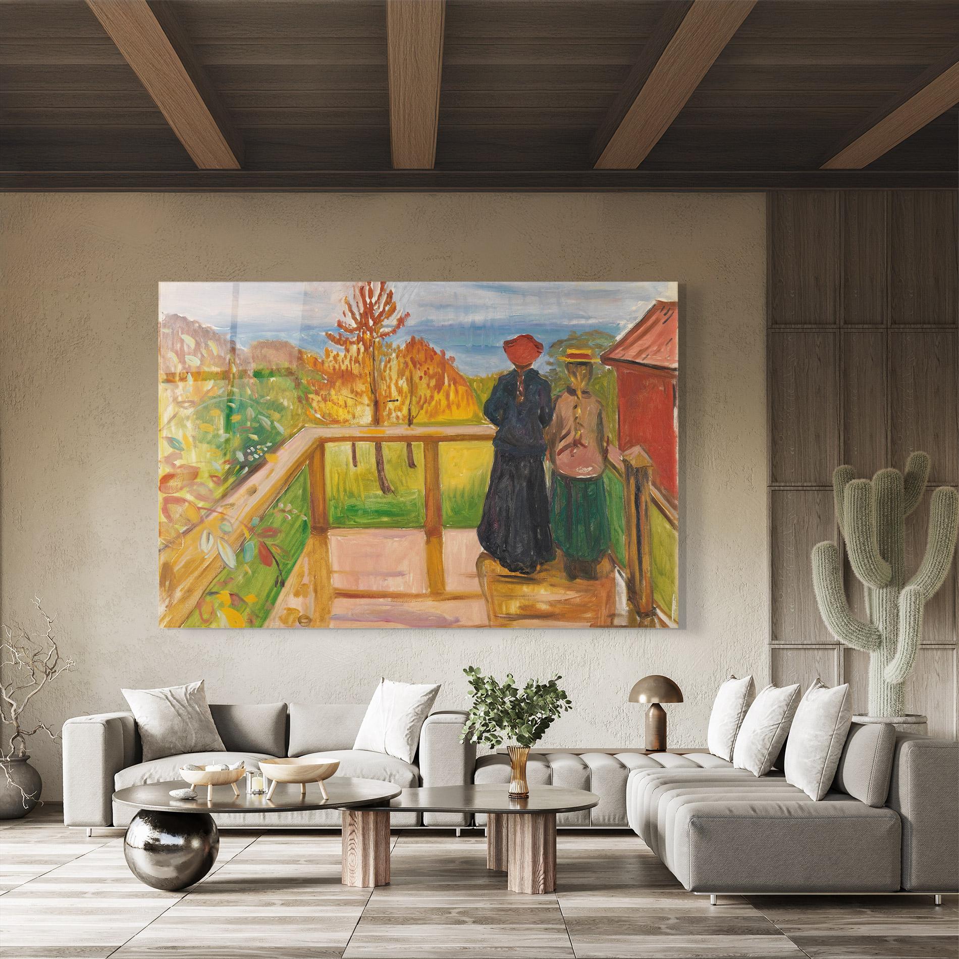 Glasbild On The Veranda mockup 8