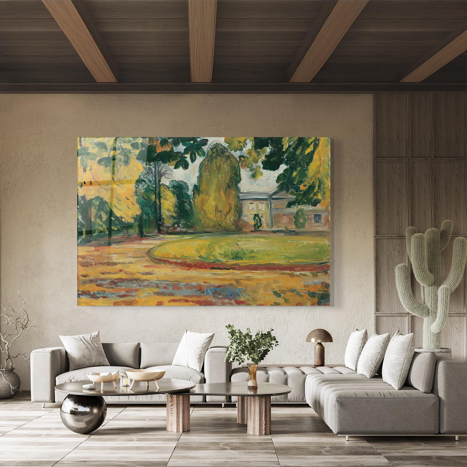 Glasbild Park In Kosen mockup 8