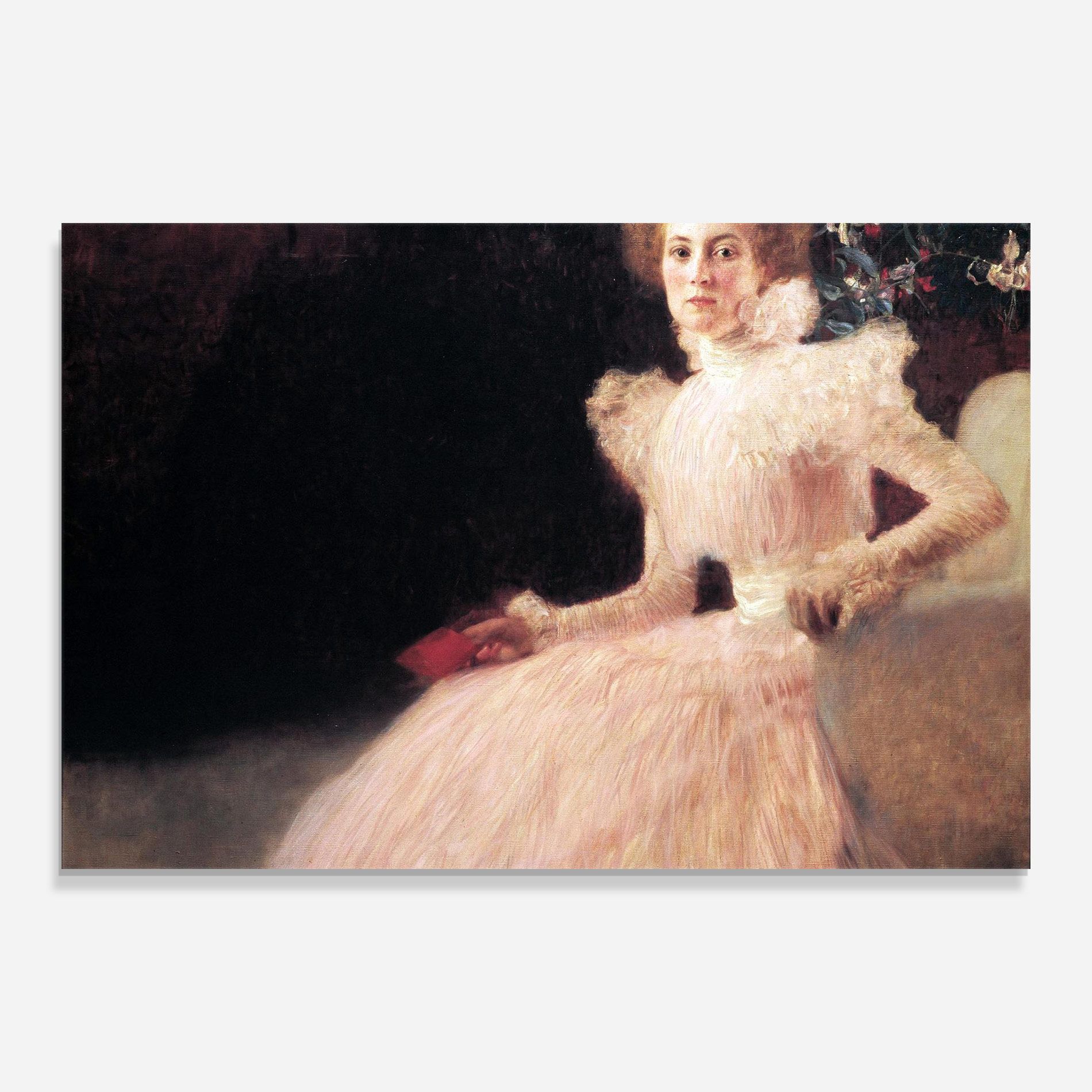 Gustav Klimt Pink Dress mockup 0