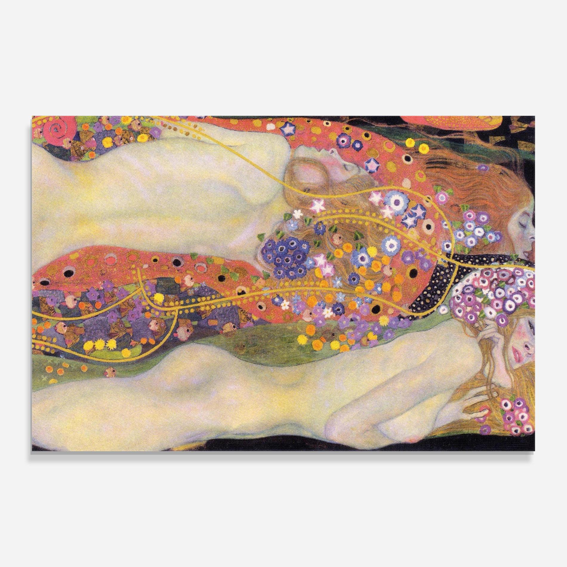 Glasbild Water Serpents Ii mockup 0