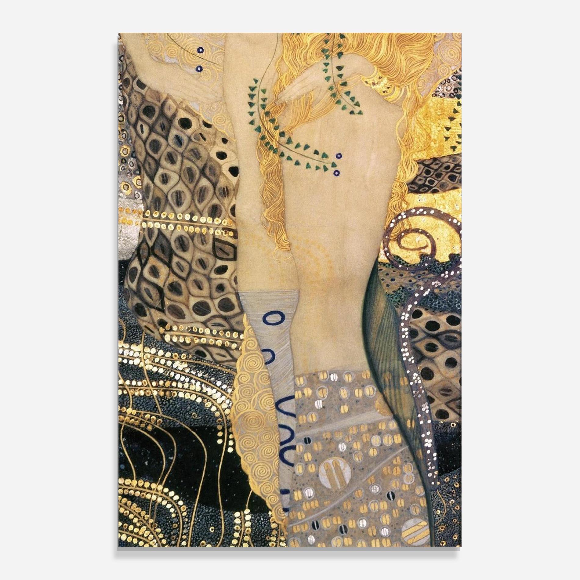Glasbild Gustav Klimt Paint mockup 0