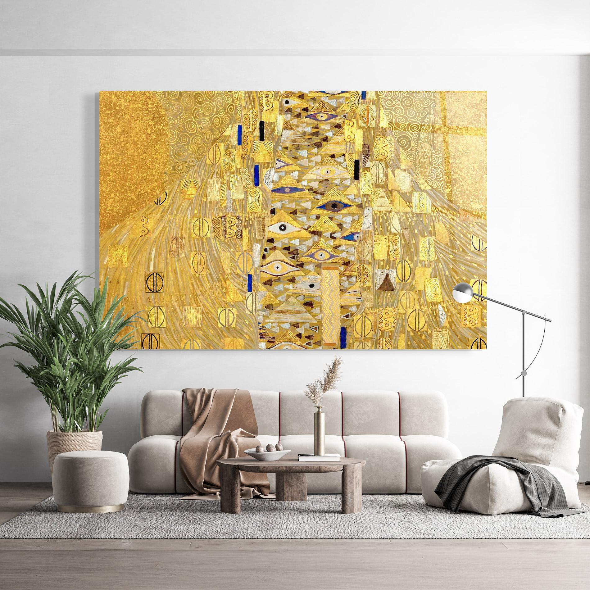 Glasbild Adele Bloch Bauer mockup 9