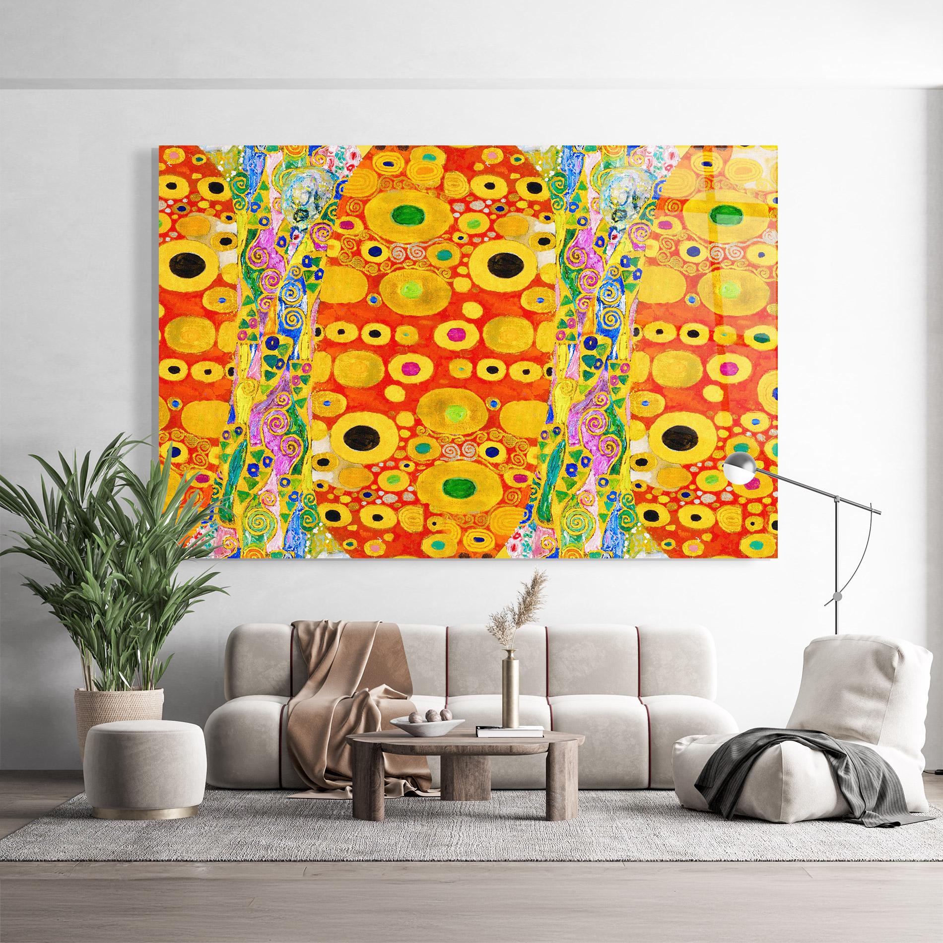 Glasbild Hope Ii Patterned mockup 9