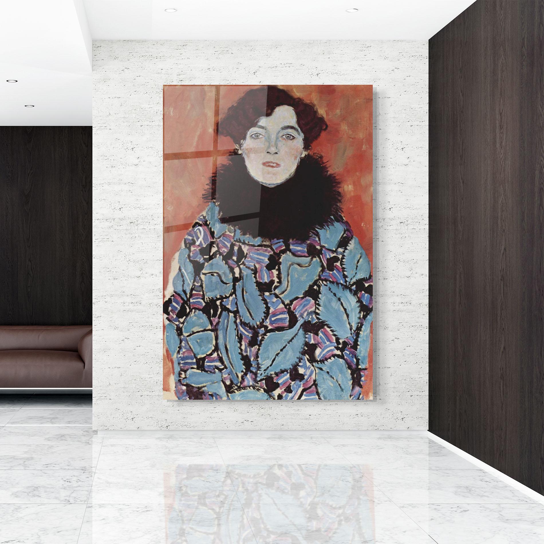 Glasbild Gustav Klimt Art mockup 9