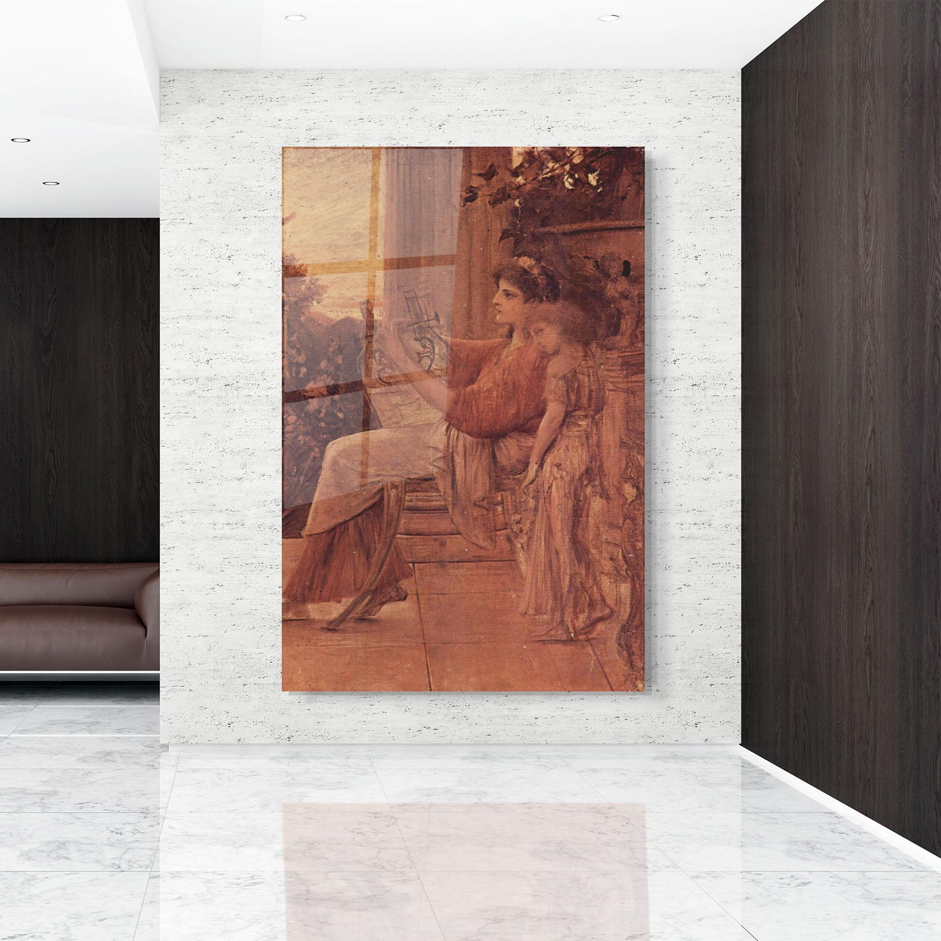 Glasbild Gustav Klimt Painting mockup 9