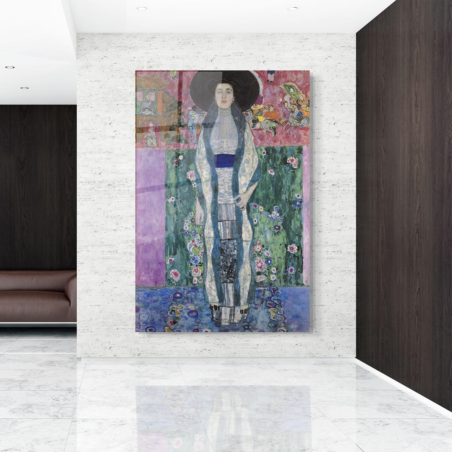 Glasbild Portrait Of Adele Bloch mockup 9