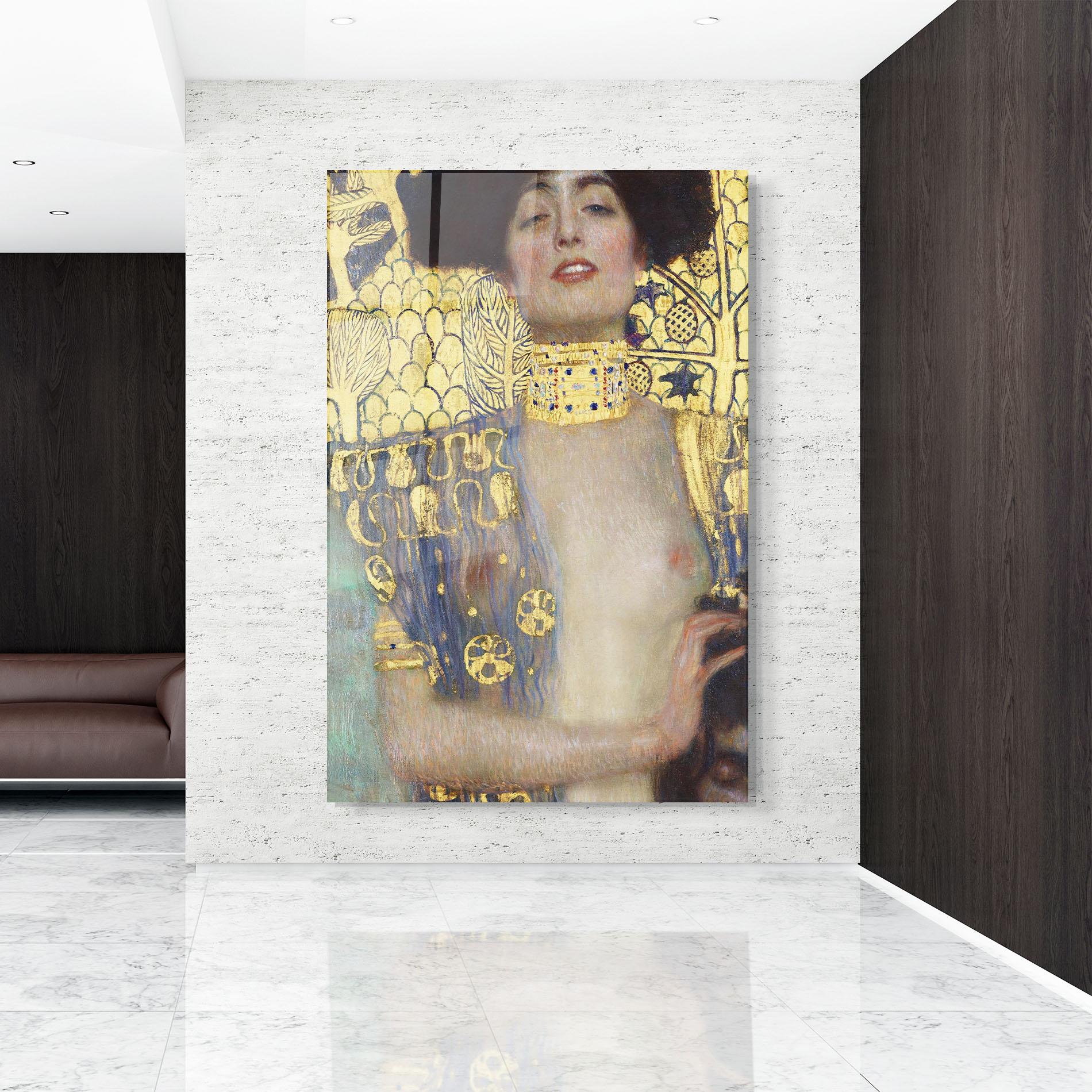 Glasbild The Head Of Holofernes mockup 9