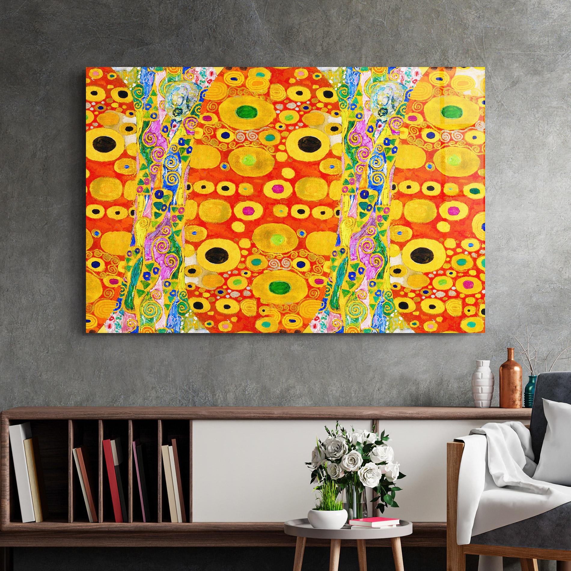 Glasbild Hope Ii Patterned mockup 2