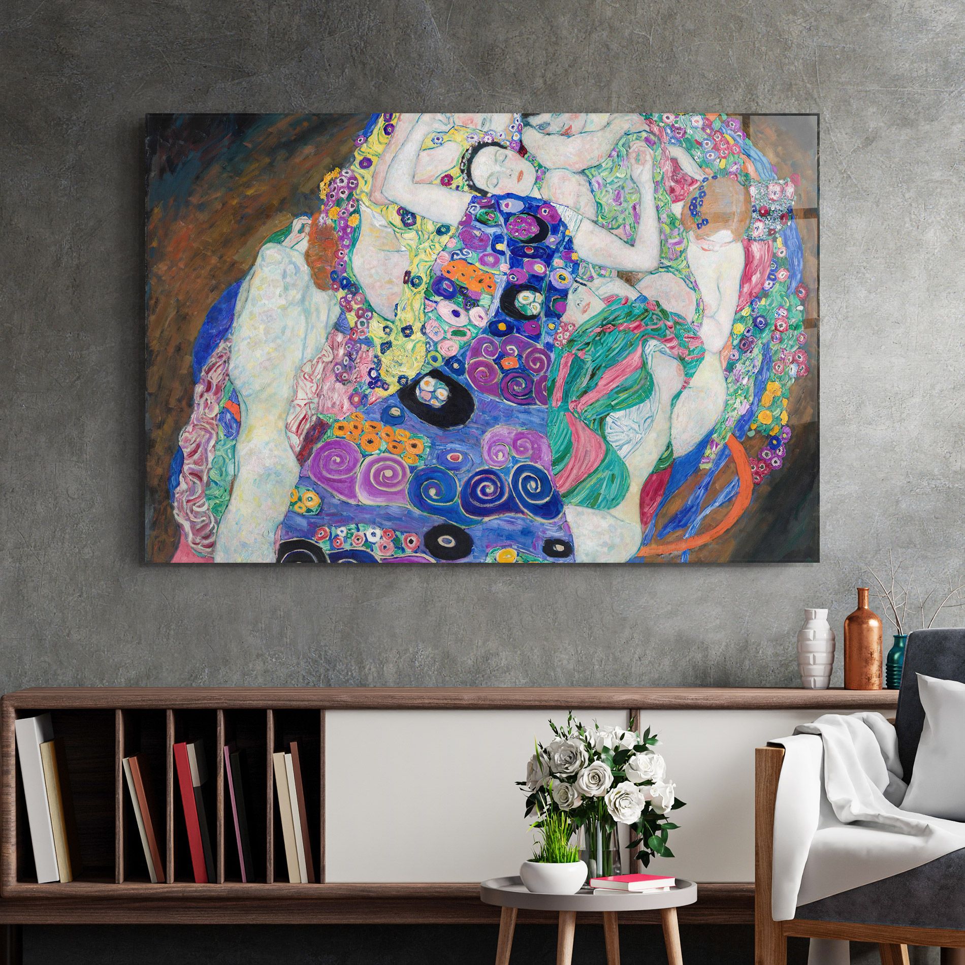 Klimt Die Jungfrau mockup 2