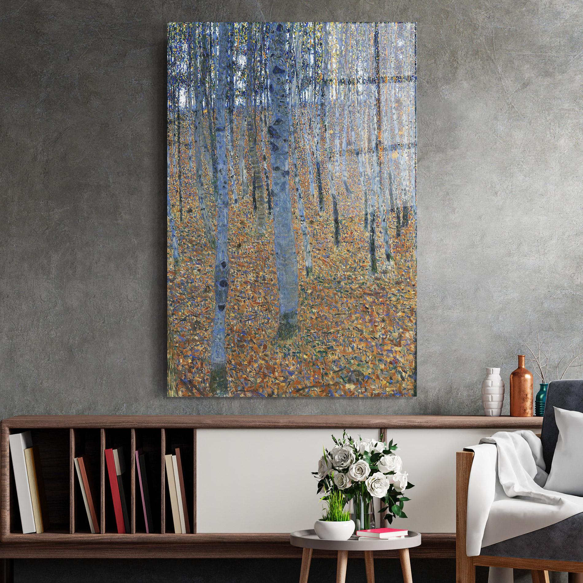 Glasbild Beech Grove I mockup 2