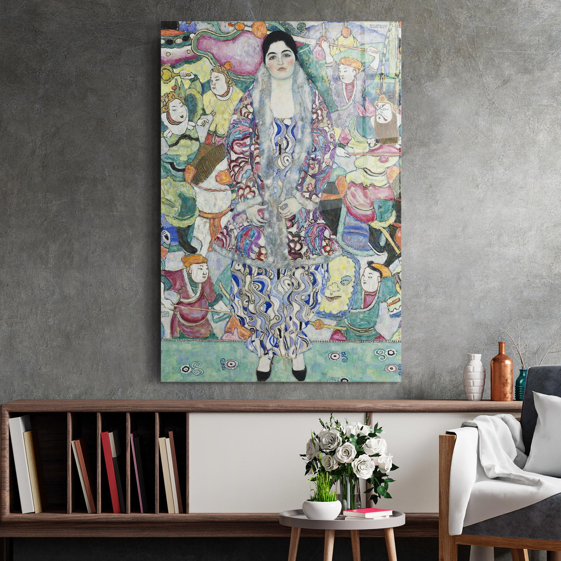 Glasbild Portrait Of Friedericke mockup 2