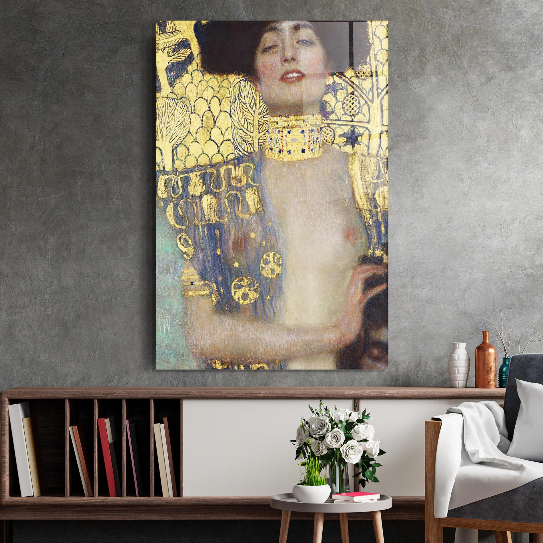 Glasbild The Head Of Holofernes mockup 2