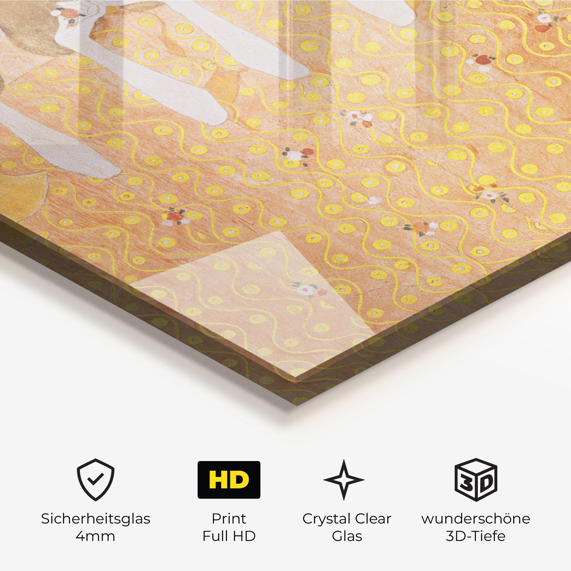 Glasbild Beethoven Frieze mockup 3