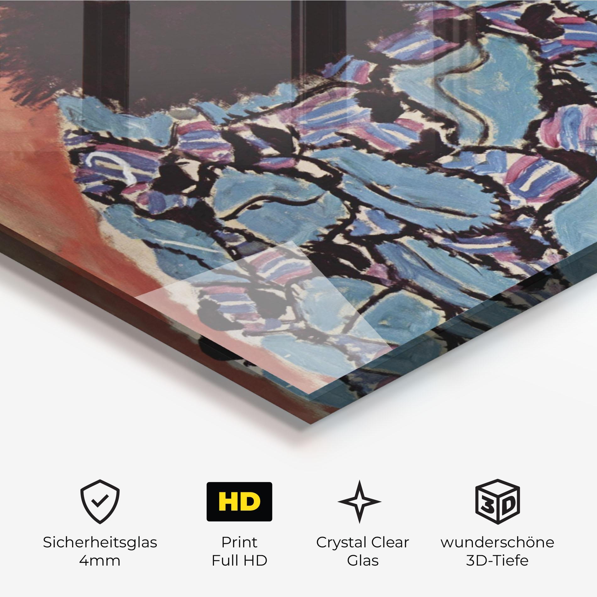 Glasbild Gustav Klimt Art mockup 3