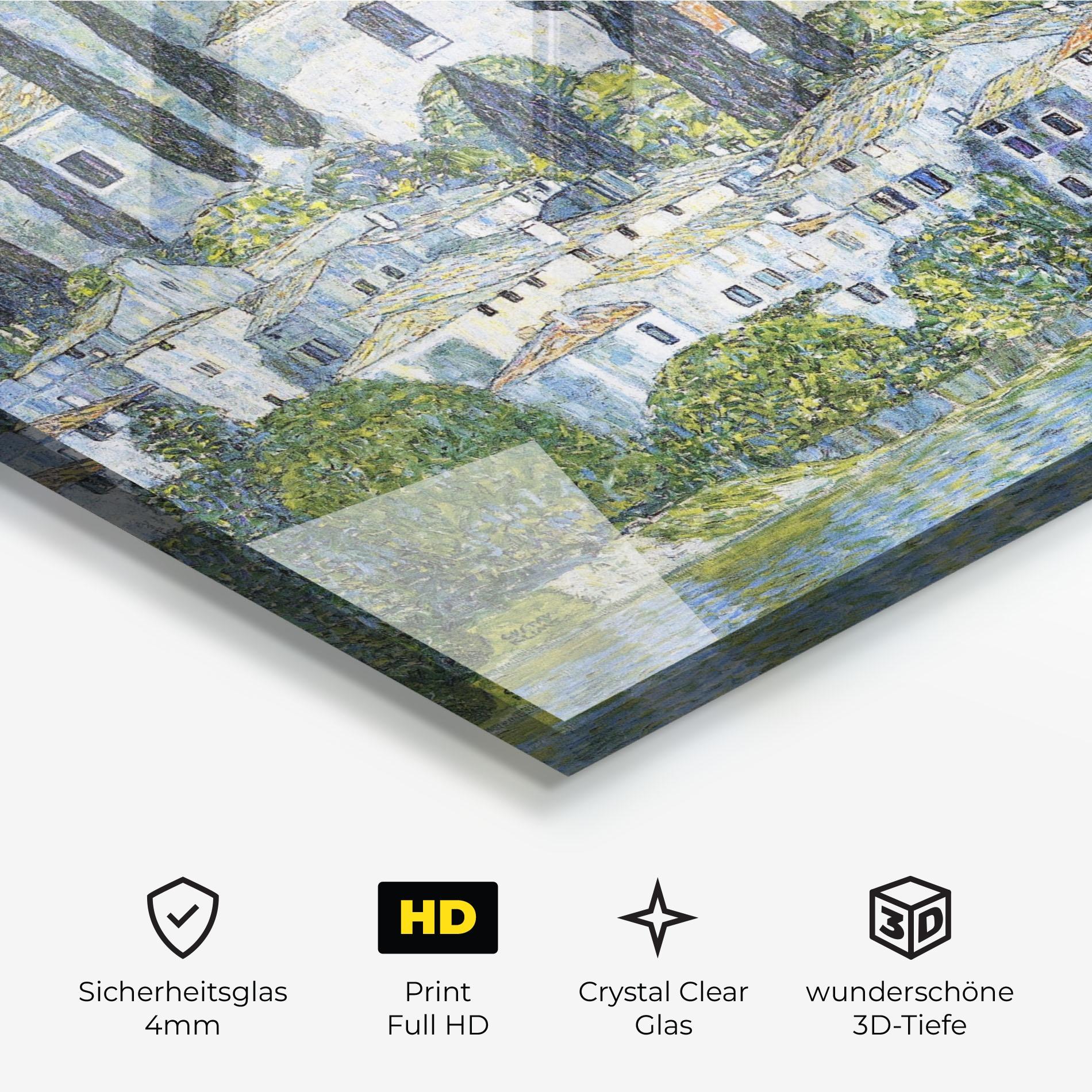 Glasbild Kirche In Cassone mockup 3