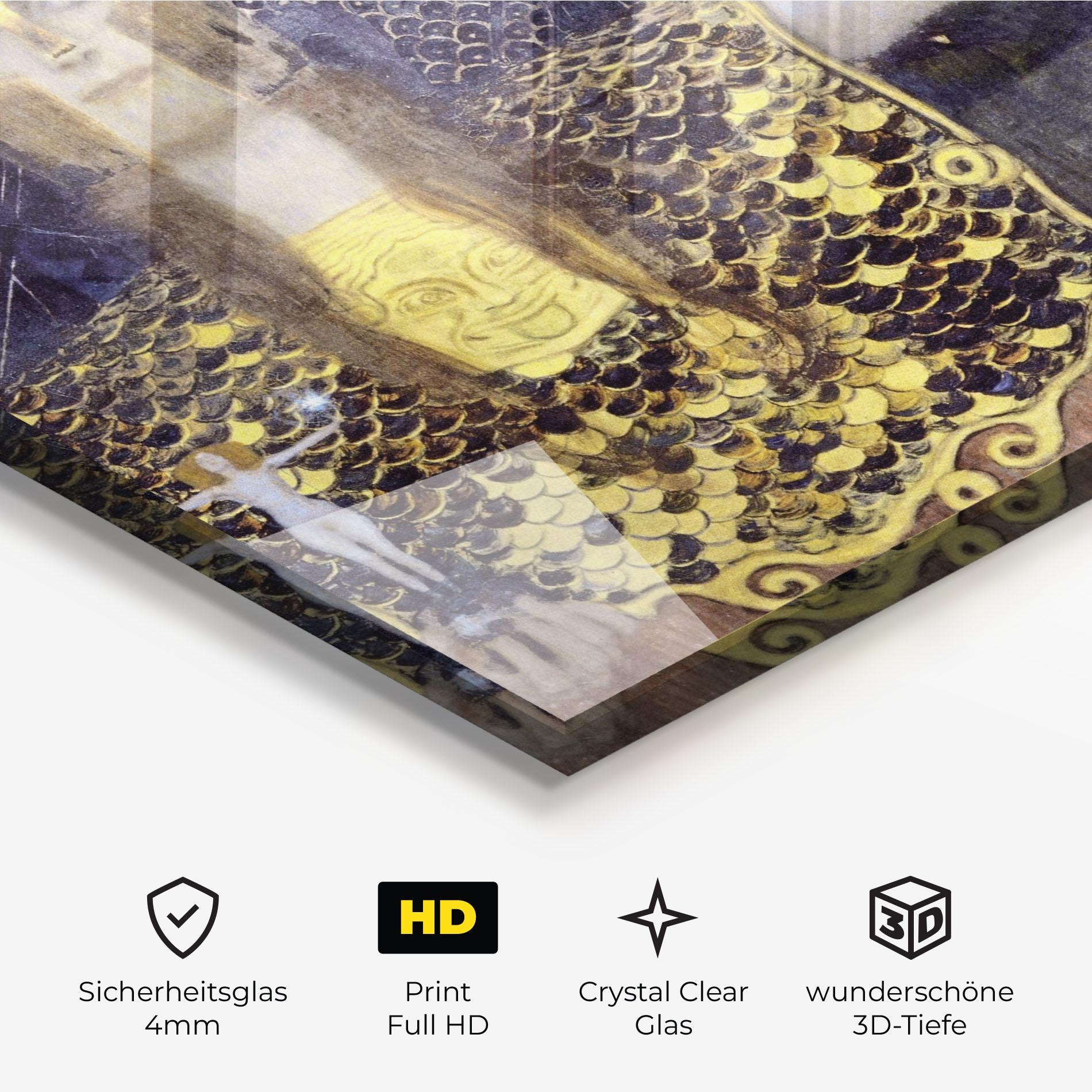 Glasbild Pallas Athena mockup 3