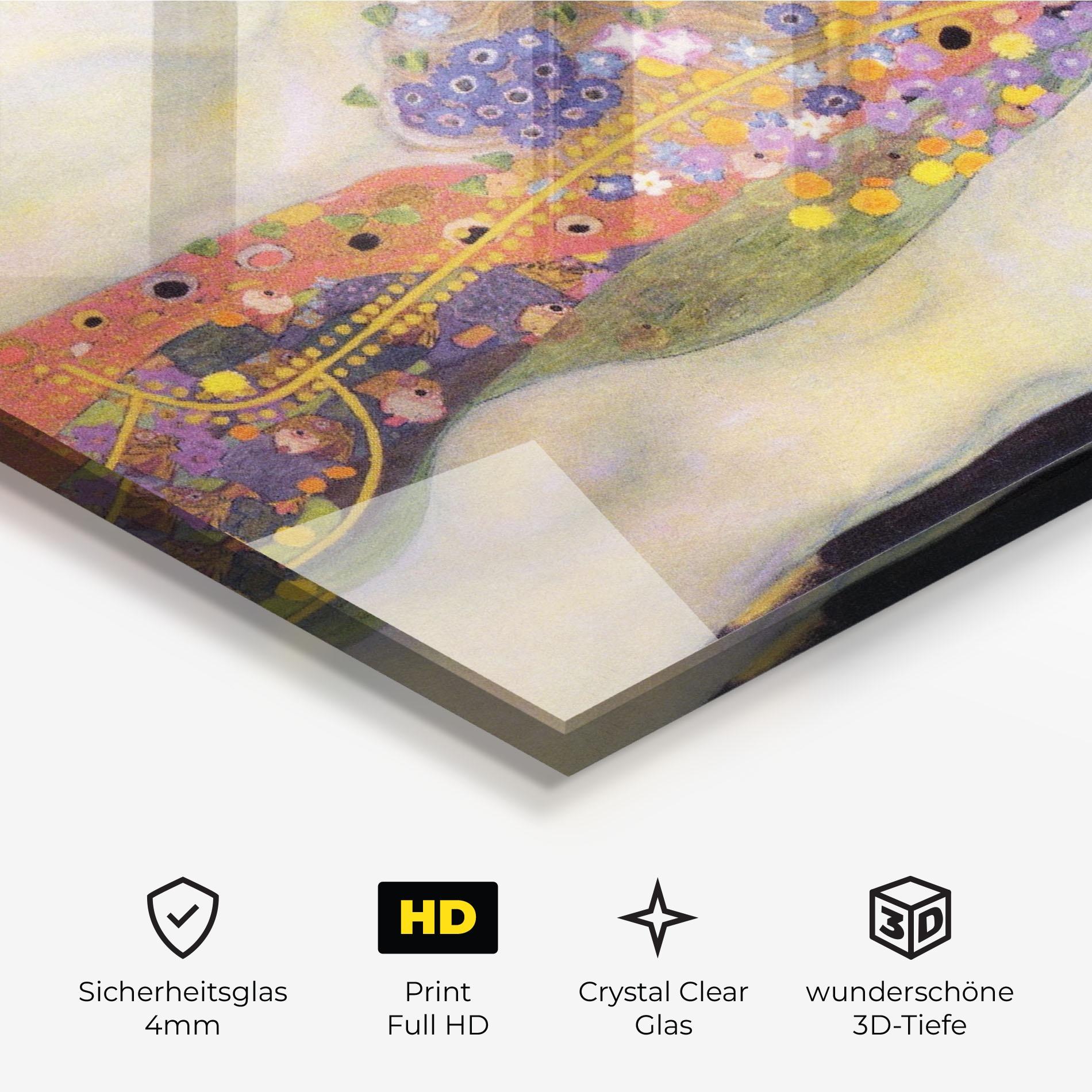 Glasbild Water Serpents Ii mockup 3