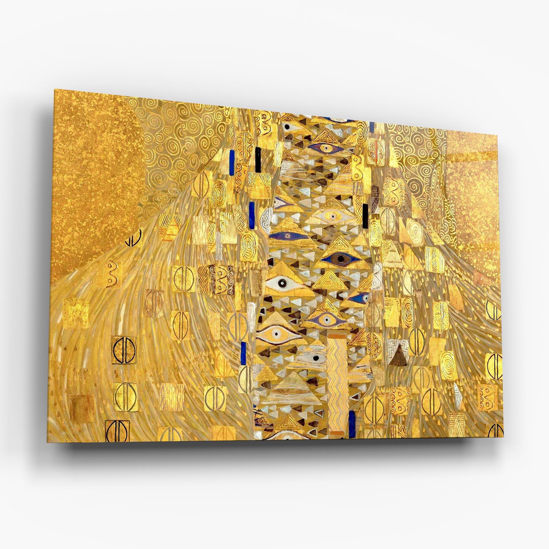 Glasbild Adele Bloch Bauer mockup 6