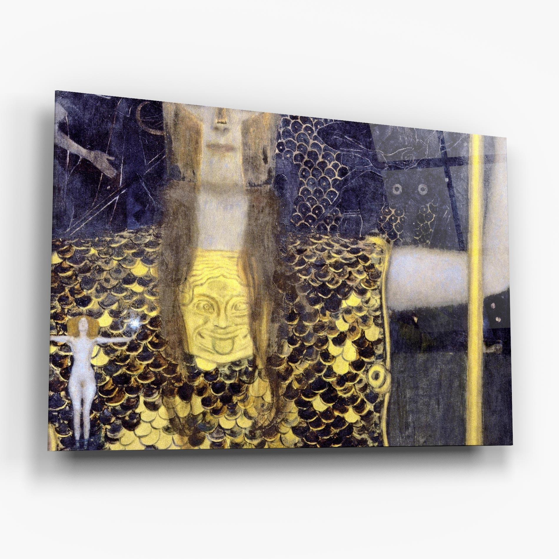 Glasbild Pallas Athena mockup 6
