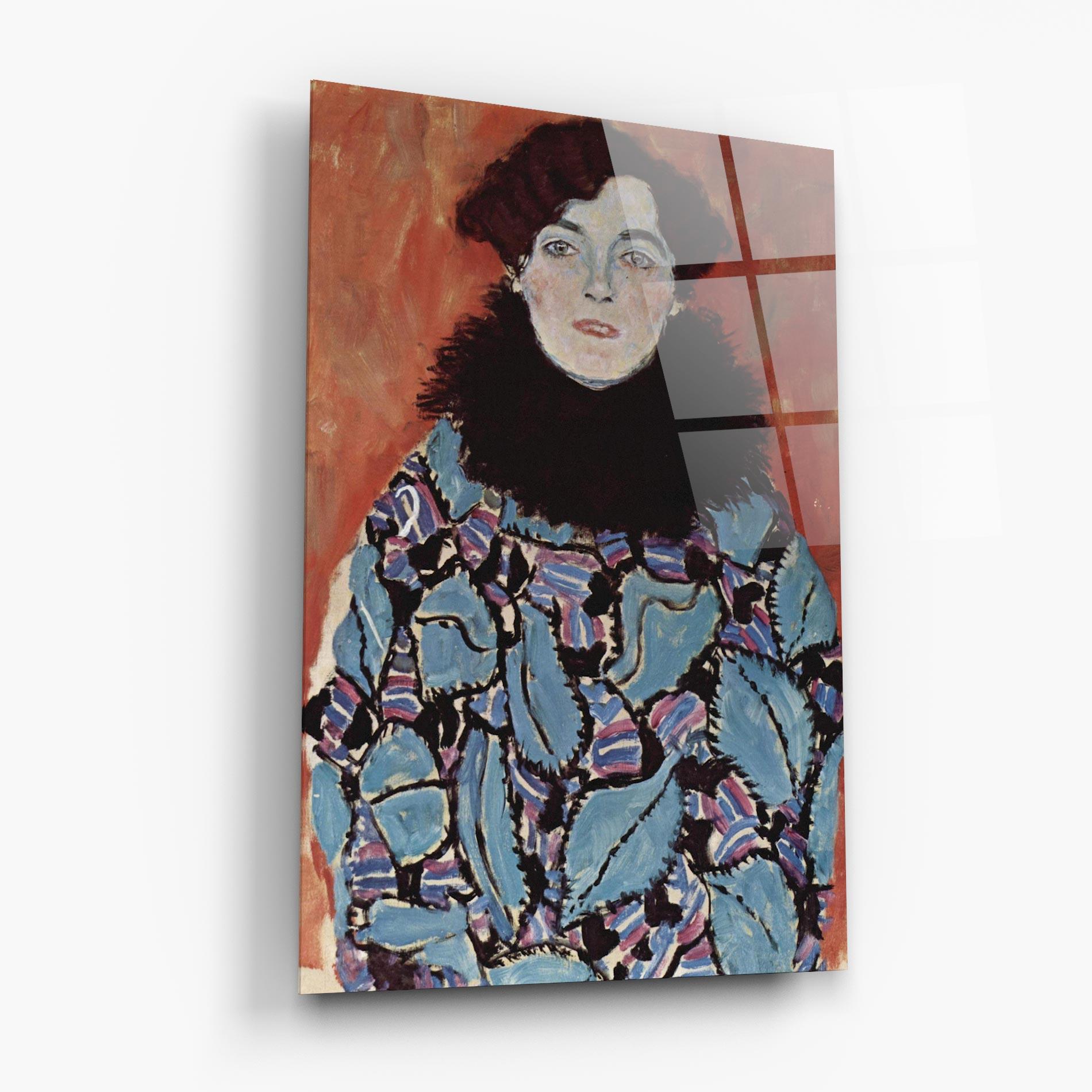 Glasbild Gustav Klimt Art mockup 6