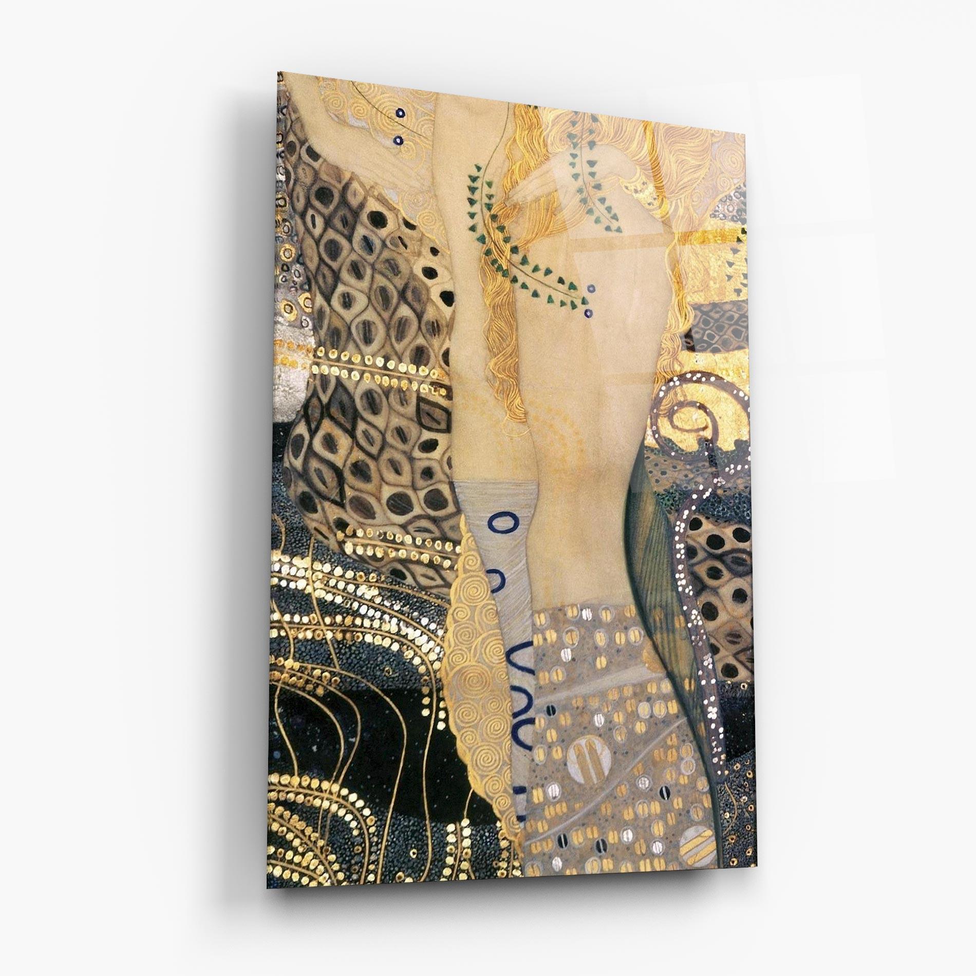 Glasbild Gustav Klimt Paint mockup 6