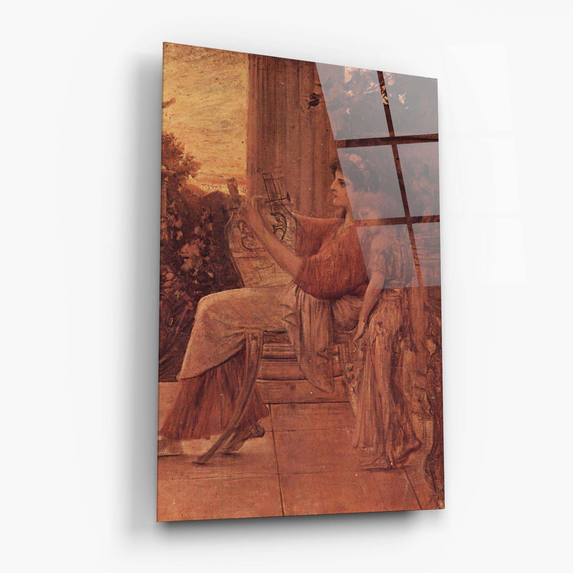 Glasbild Gustav Klimt Painting mockup 6