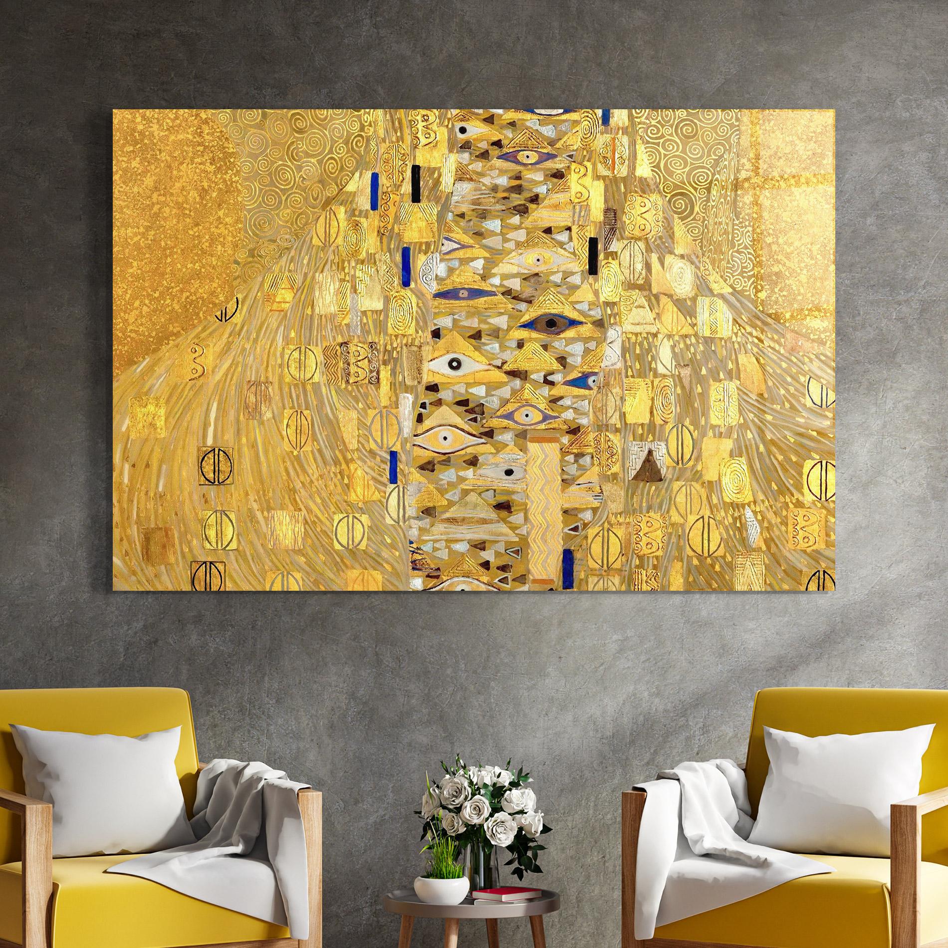 Glasbild Adele Bloch Bauer mockup 4