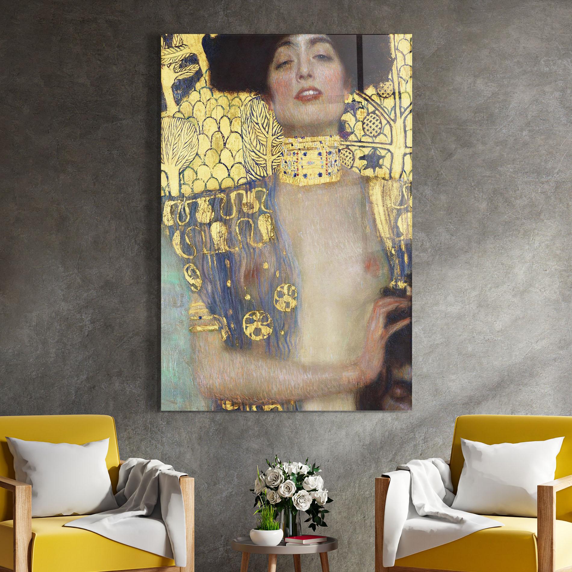 Glasbild The Head Of Holofernes mockup 4