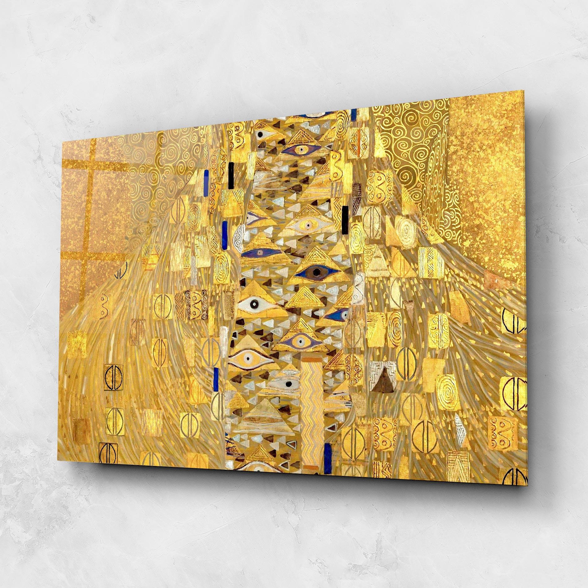 Glasbild Adele Bloch Bauer mockup 1