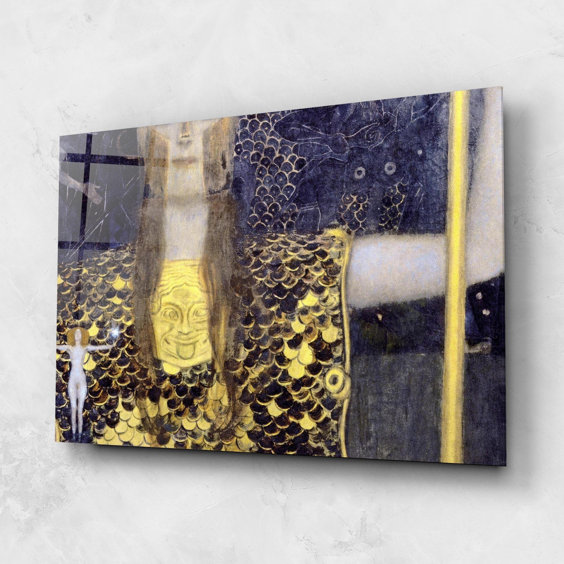 Glasbild Pallas Athena mockup 1