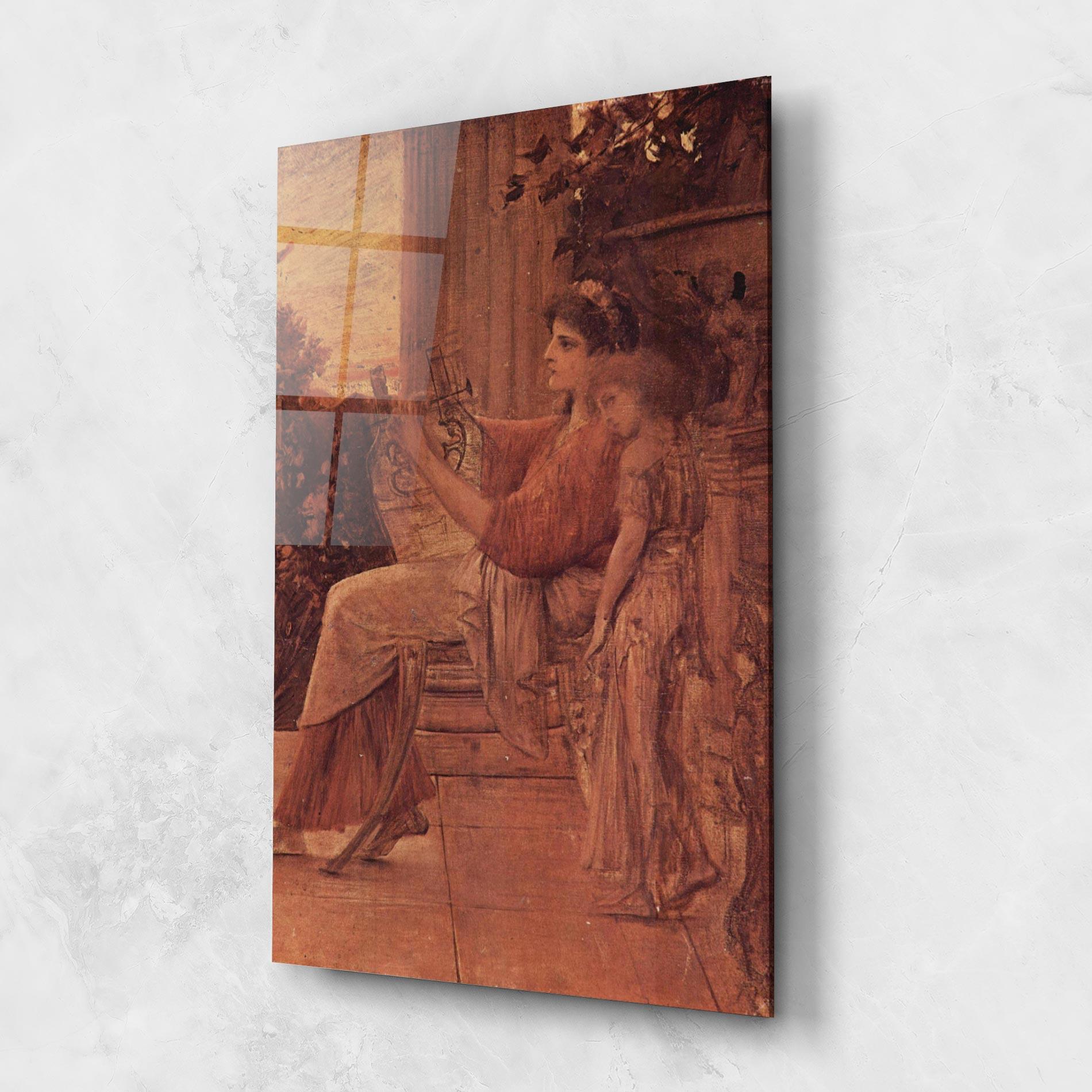 Glasbild Gustav Klimt Painting mockup 1